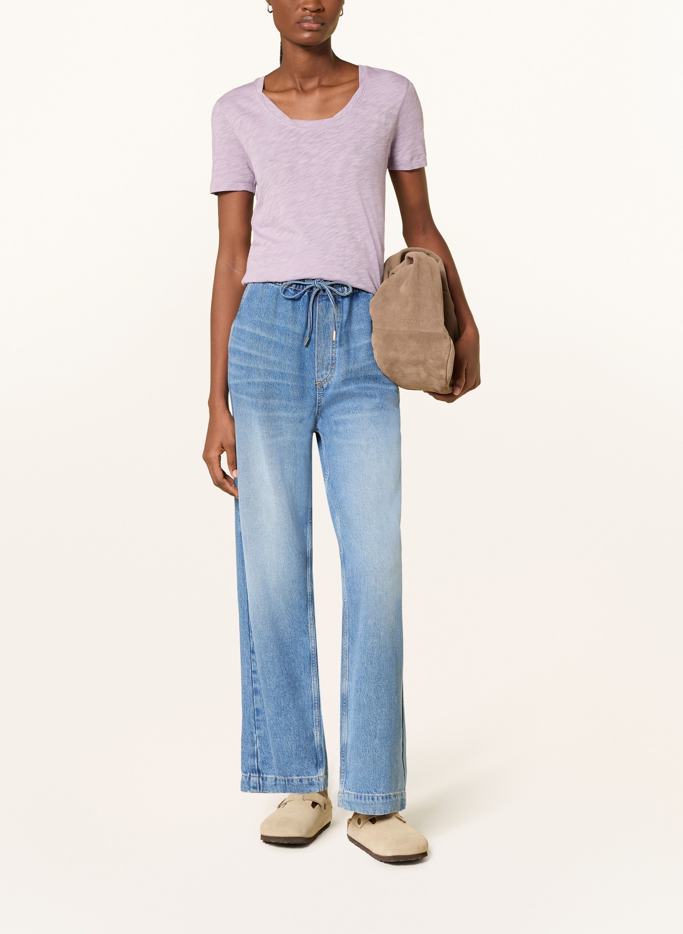 Marc O'Polo Jogging-style jeans: 014 mid blue wash