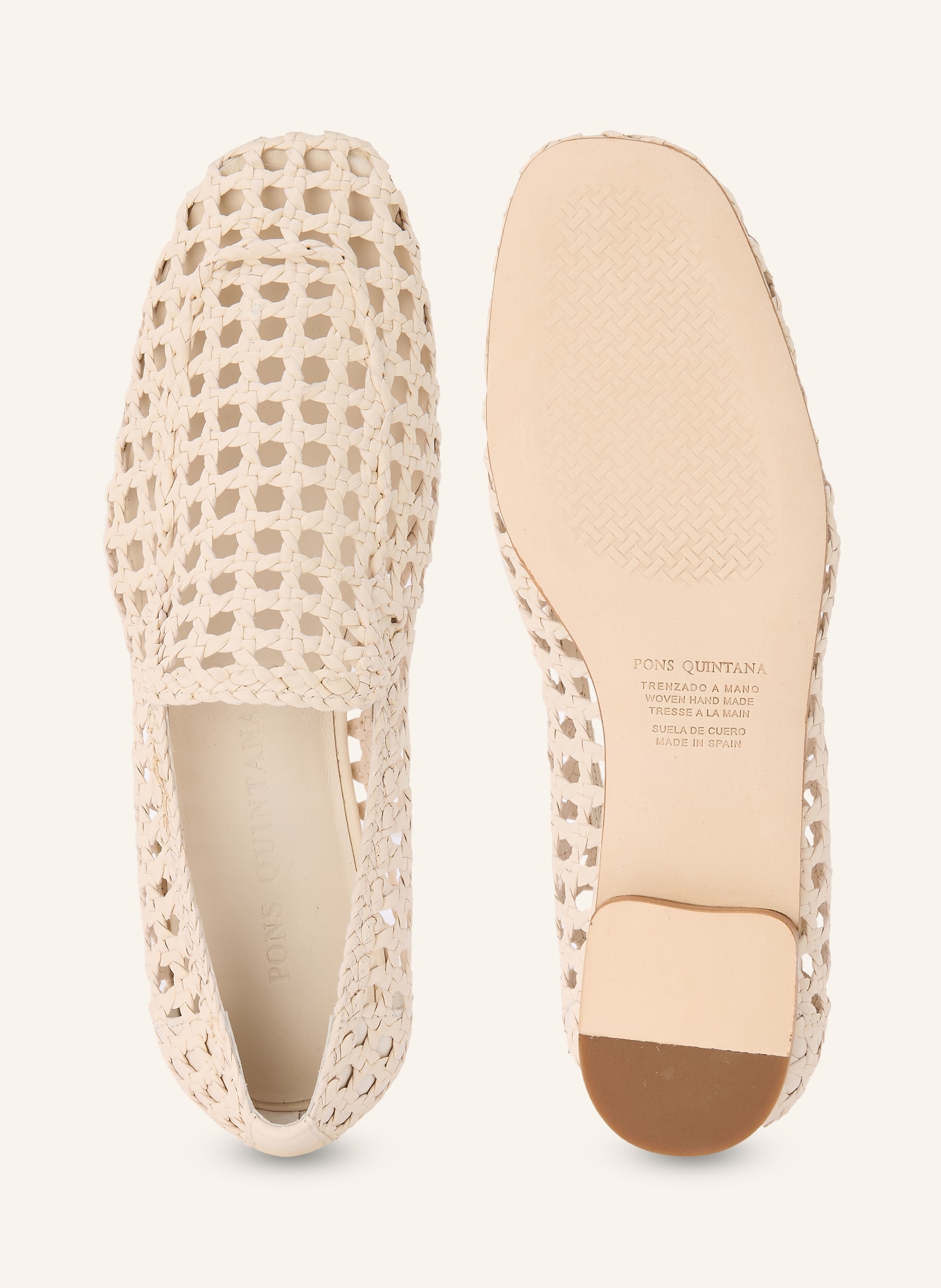 PONS QUINTANA mocassin: CRÈME