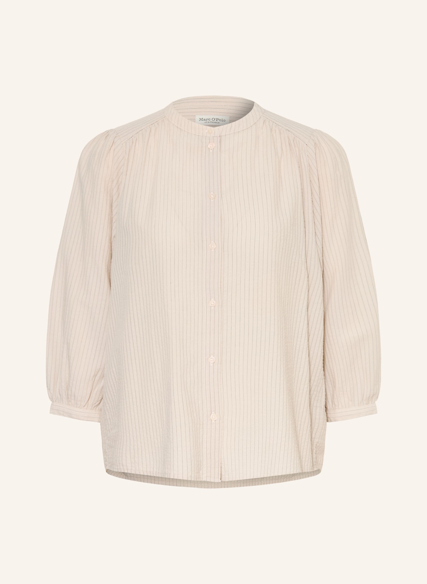 Marc O'Polo Blouse à manches 3/4: CRÈME / NOIR