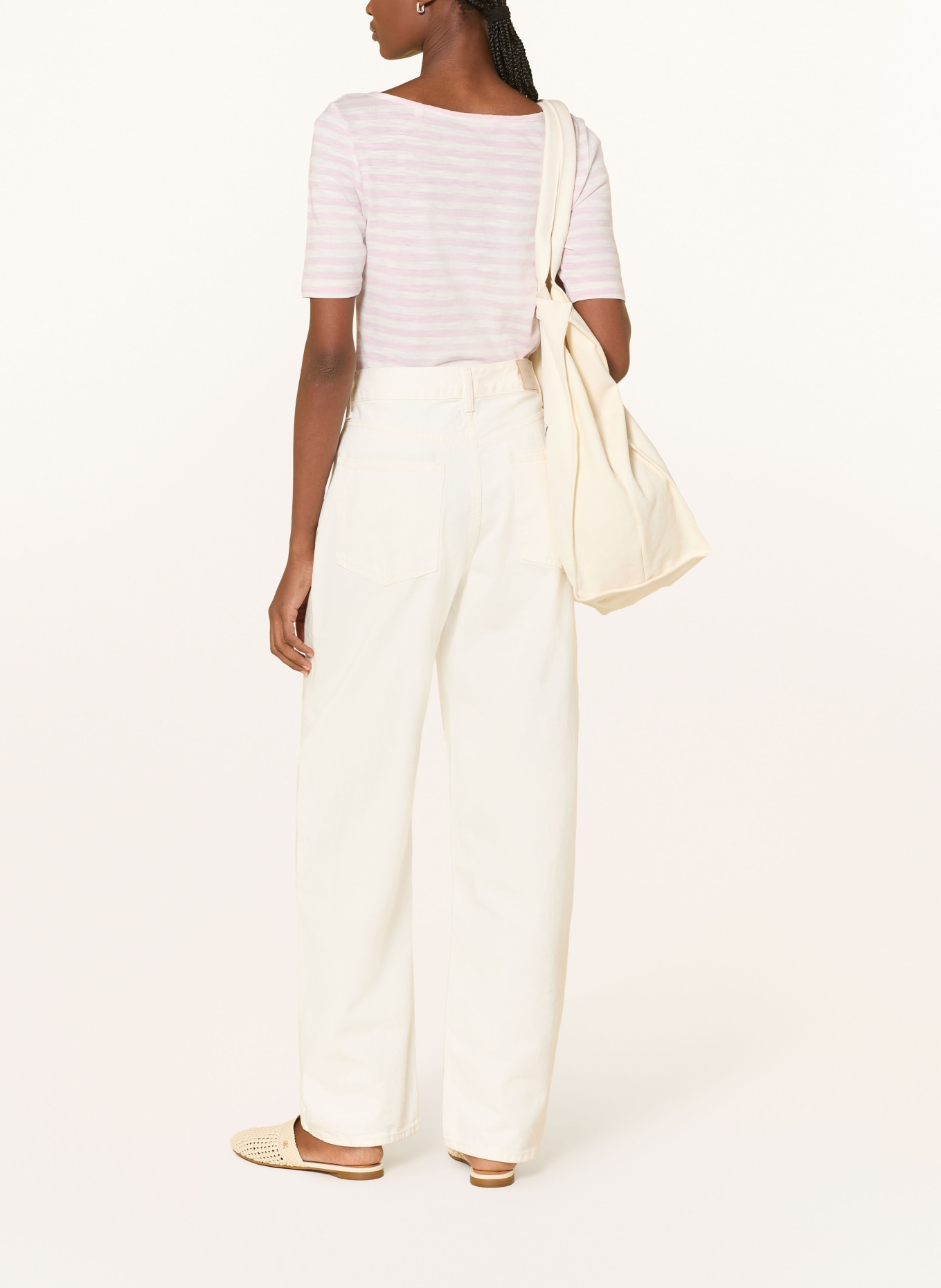 Marc O'Polo T-shirt: WIT / ROZE