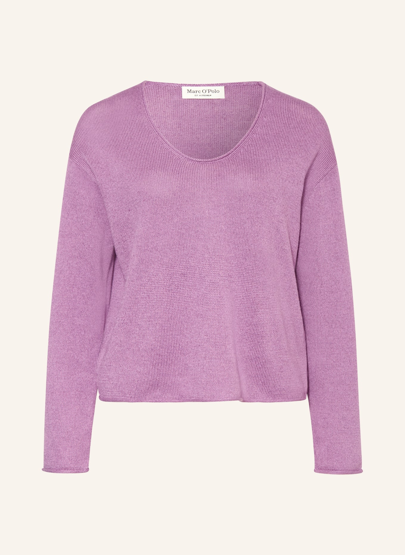 Marc O'Polo Pullover mit Leinen: LILA