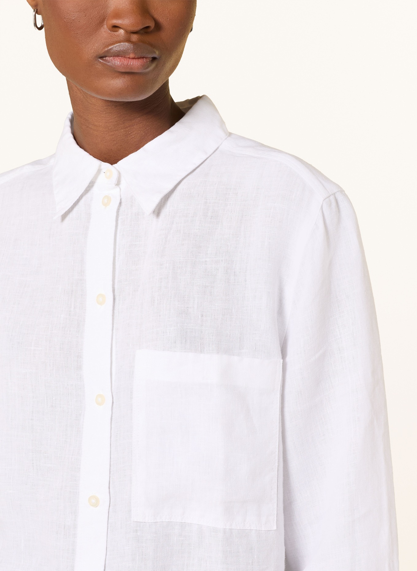 Marc O'Polo Chemise en lin: BLANC