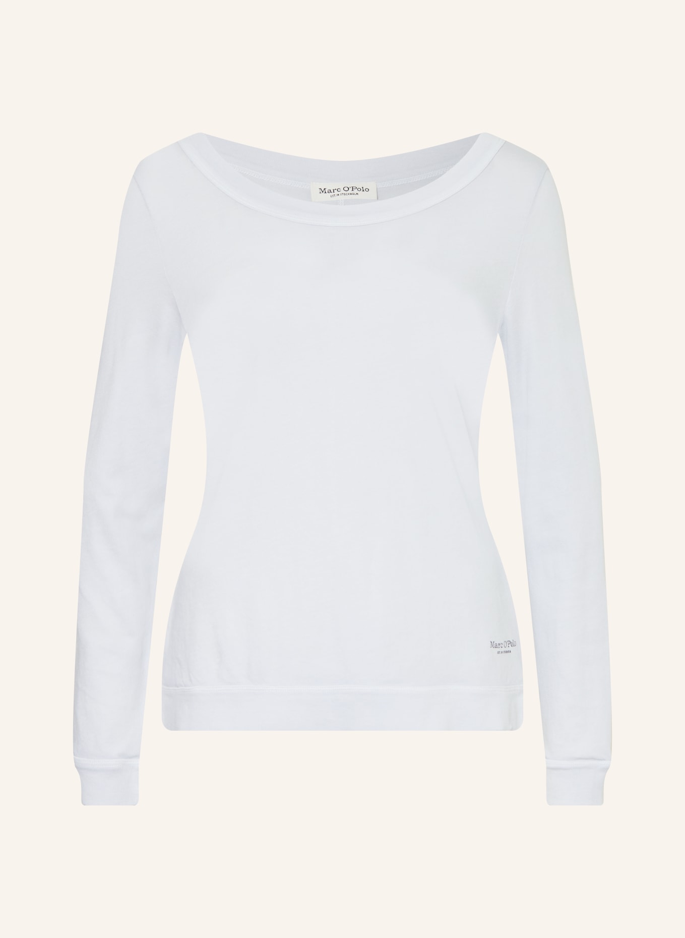 Marc O'Polo T-shirt met lange mouwen: LICHTBLAUW