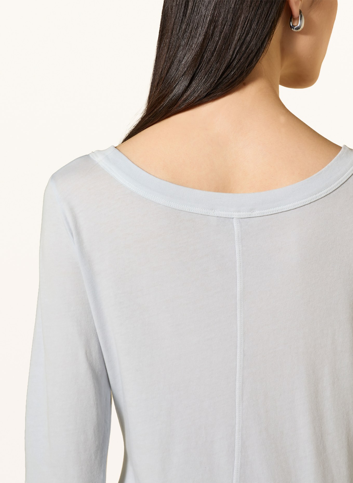 Marc O'Polo T-shirt met lange mouwen: LICHTBLAUW