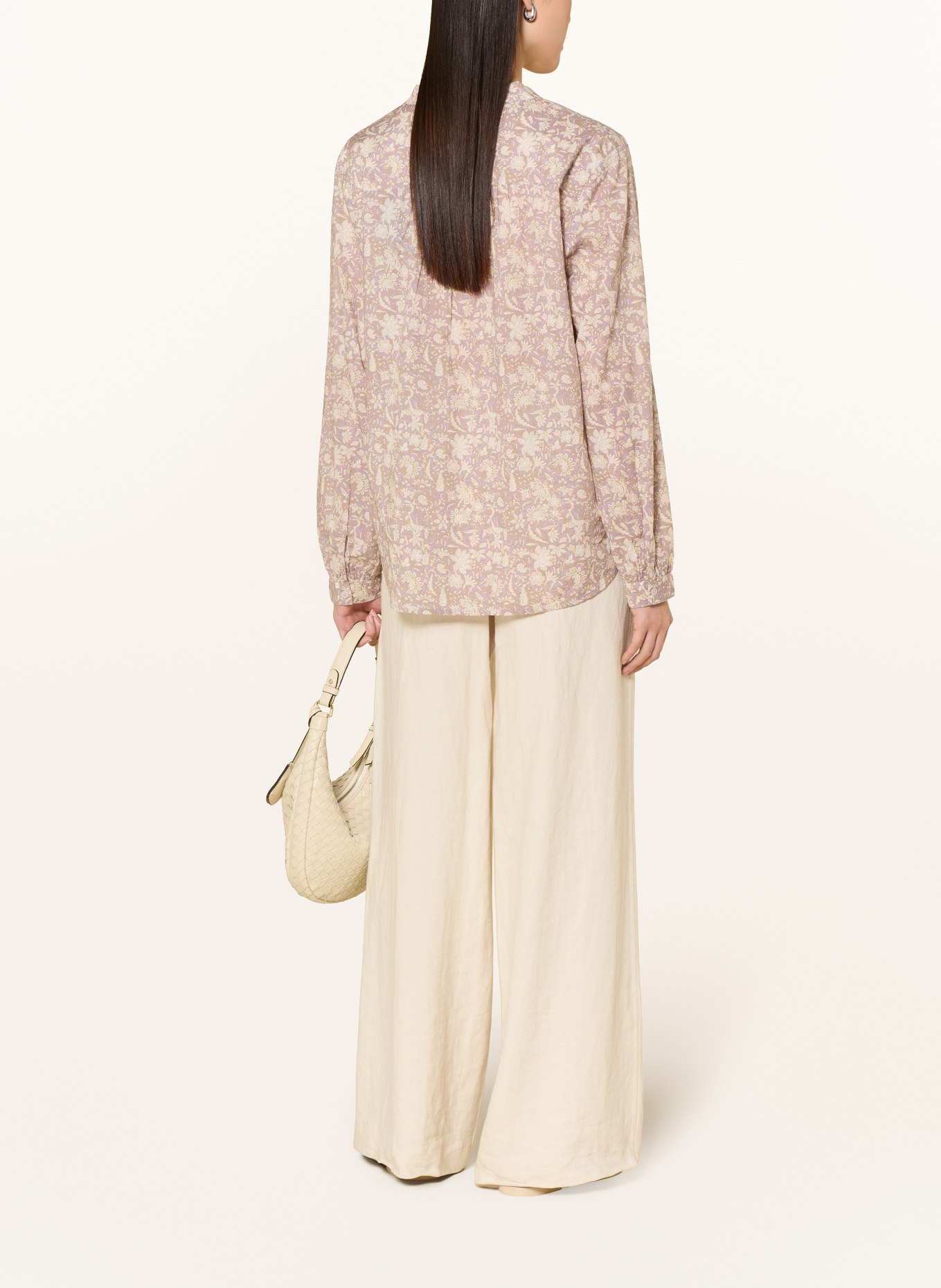 Marc O'Polo blouse: LICHTPAARS / BEIGE / CRÈME