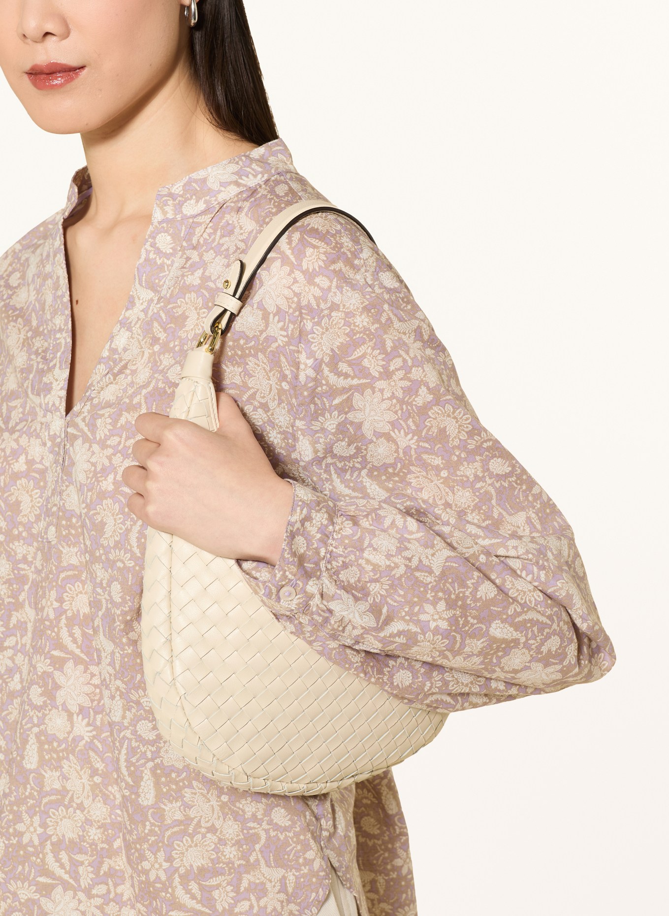 Marc O'Polo blouse: LICHTPAARS / BEIGE / CRÈME