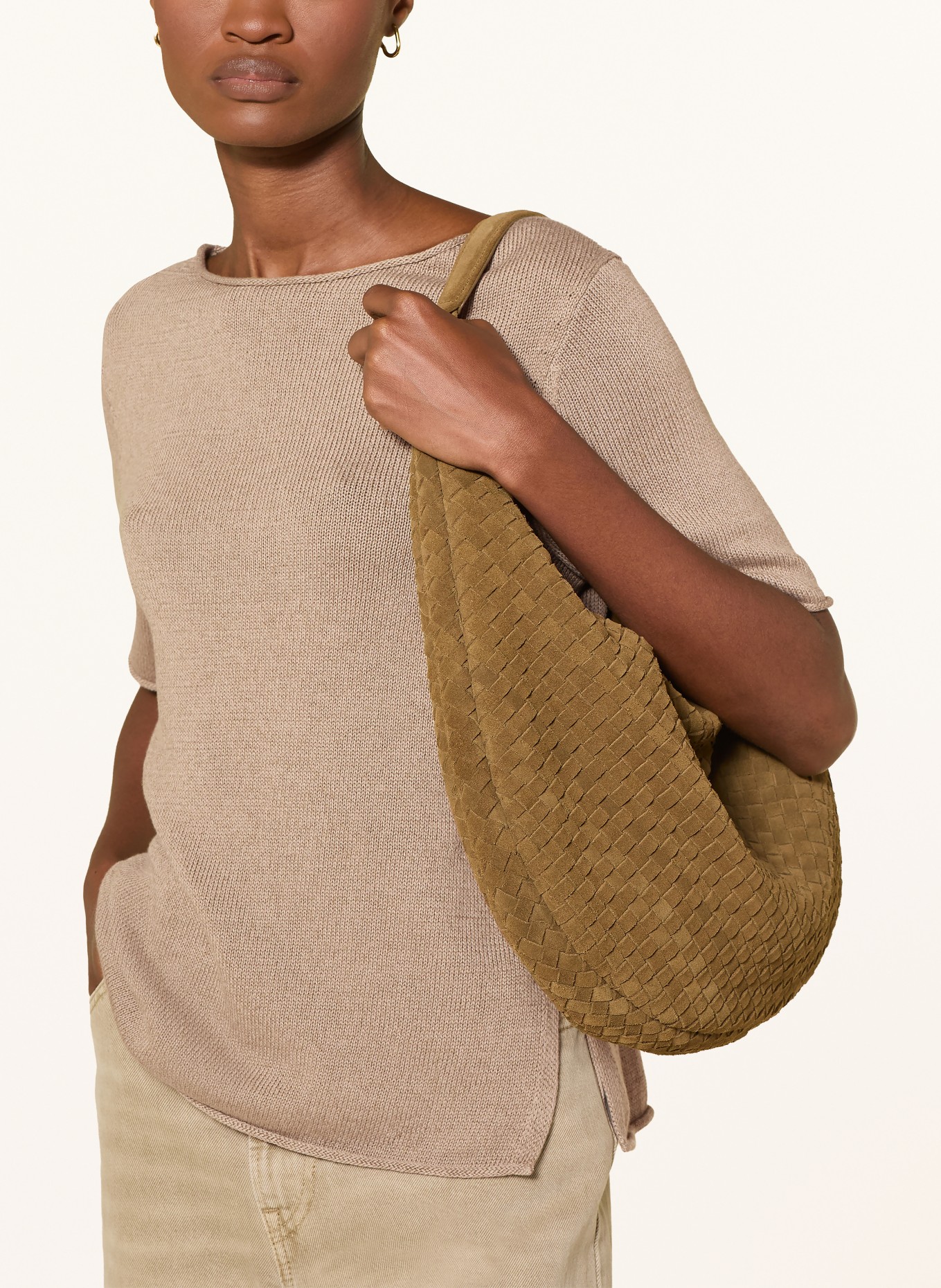 Marc O'Polo Strickshirt: BEIGE