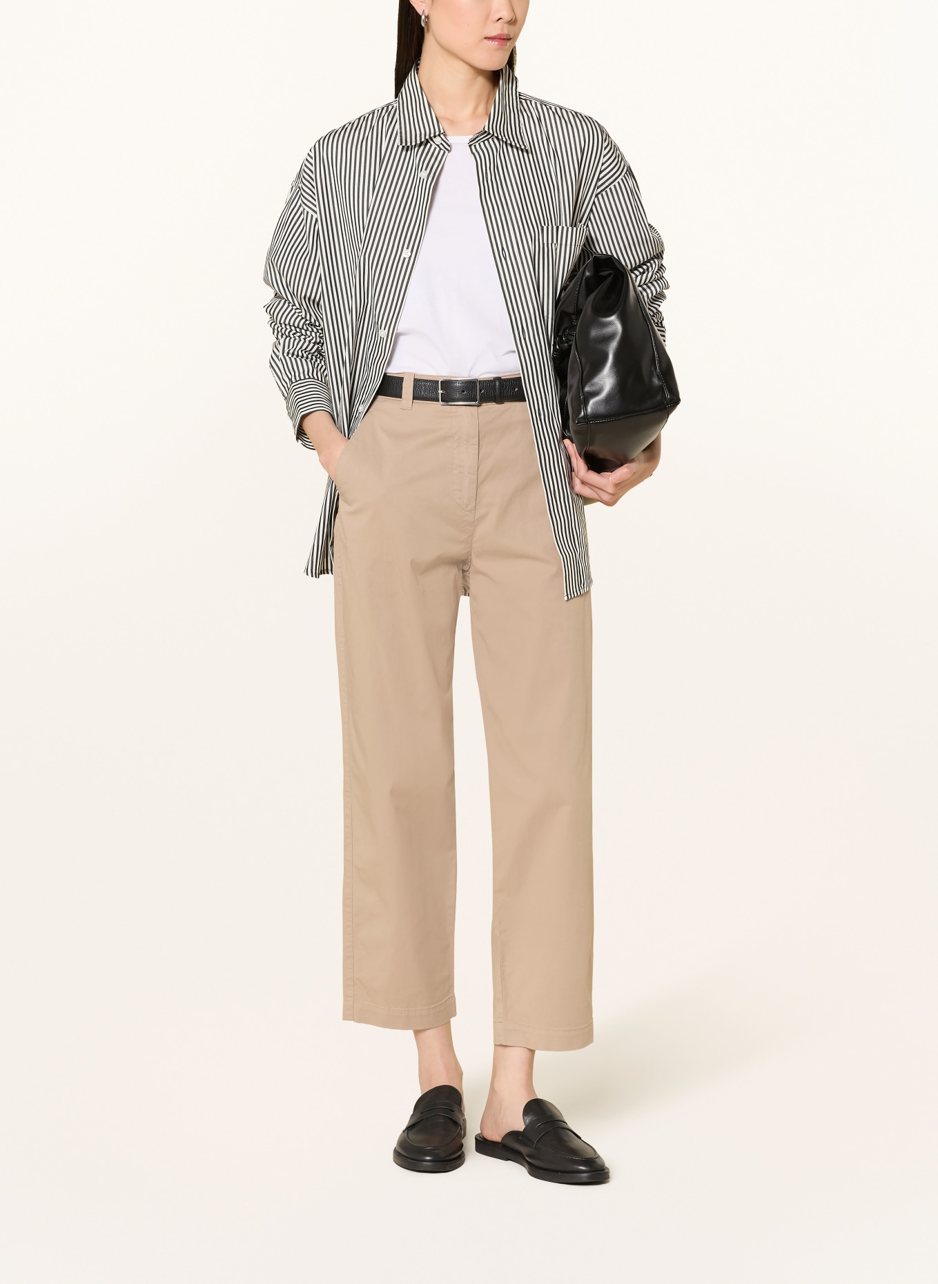 Marc O'Polo Spodnie 7/8 LANDE: BEŻOWY