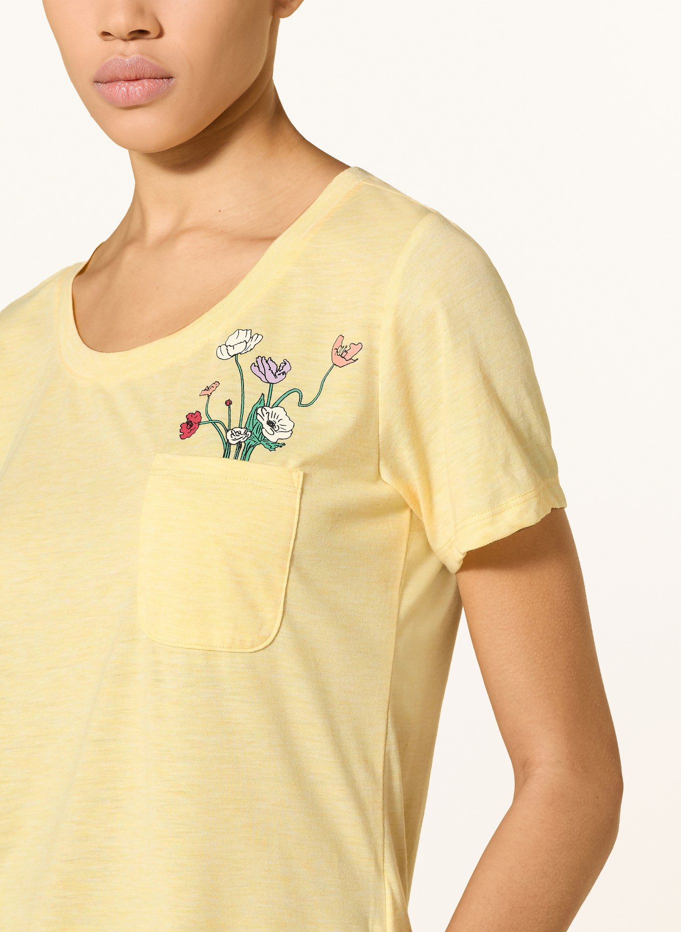 me°ru' T-shirt PORTOALEGRE: LICHTGEEL