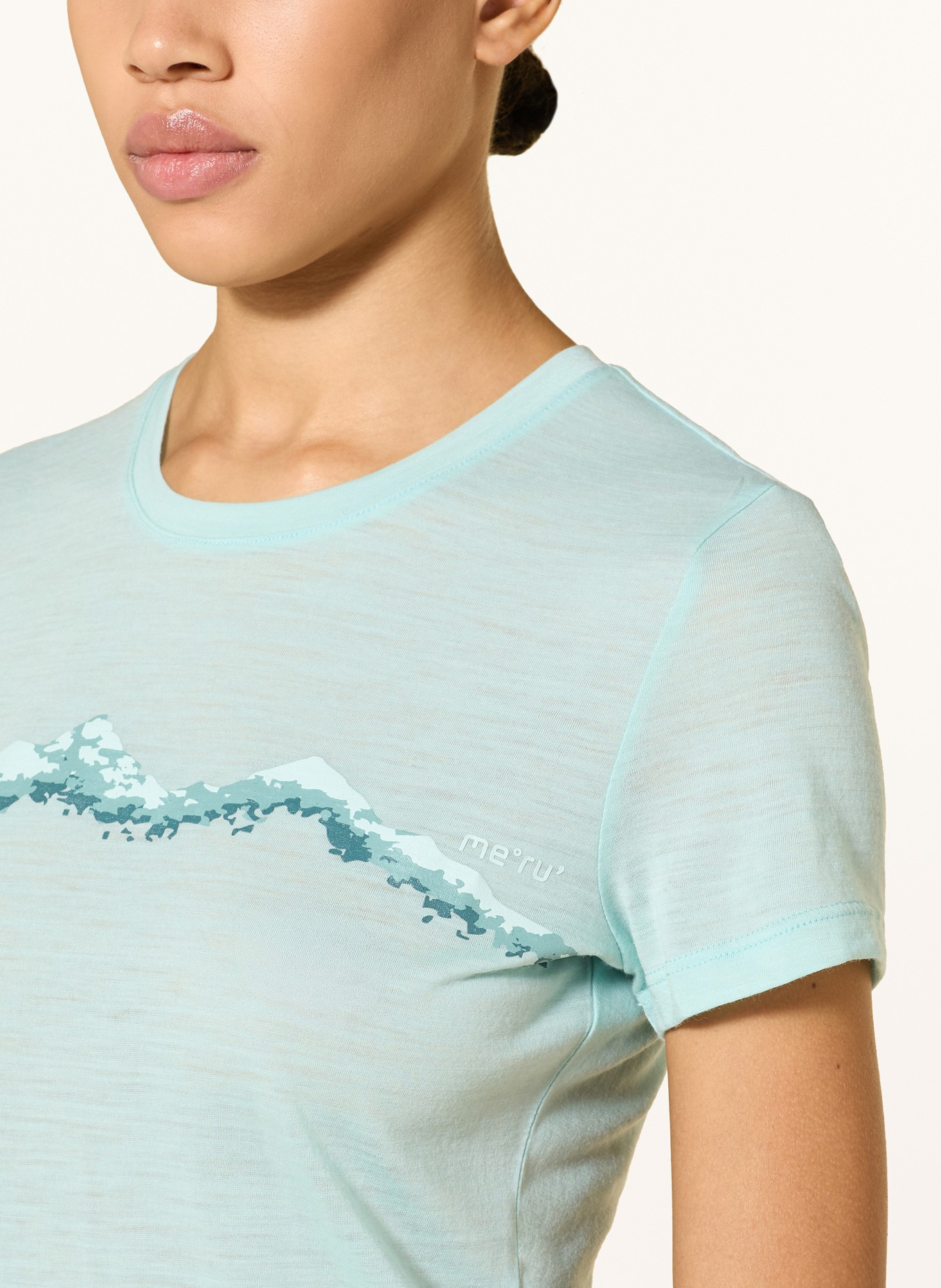 me°ru' T-shirt NELAS: TURQUOISE