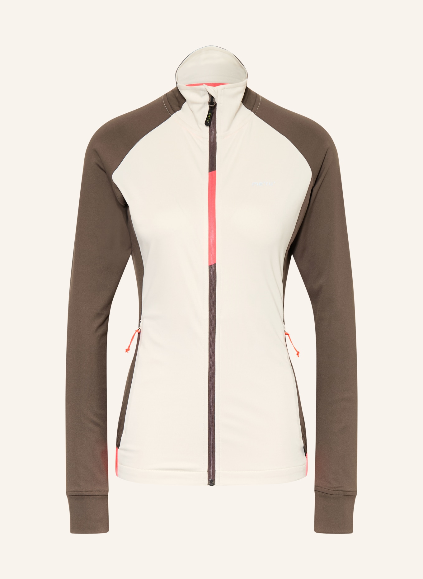 me°ru' MONTIJO-tussenlaagjas: CRÈME / KAKI