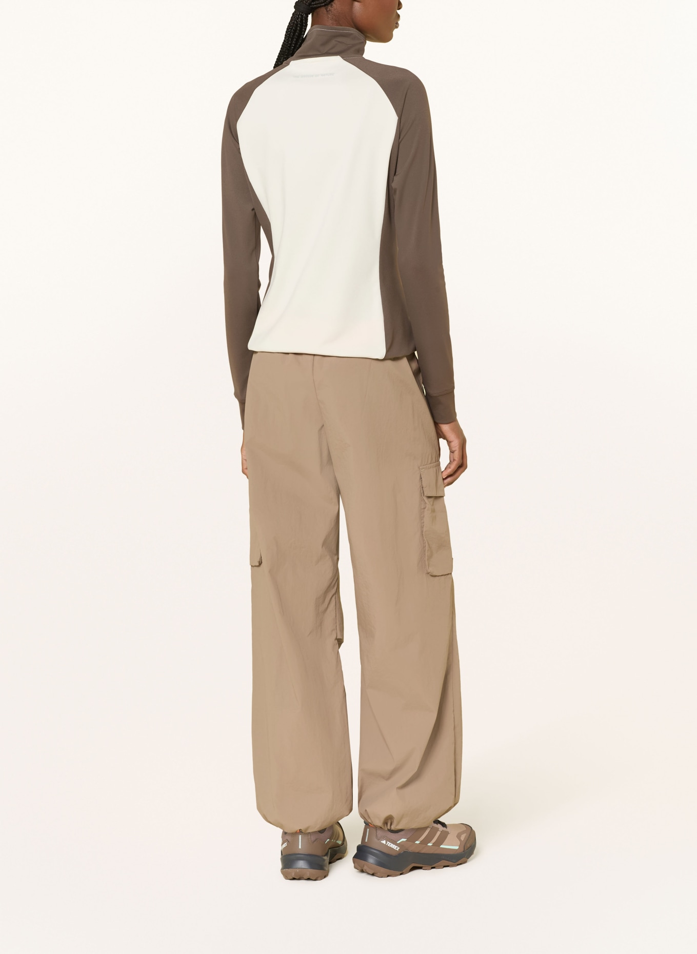 me°ru' MONTIJO-tussenlaagjas: CRÈME / KAKI