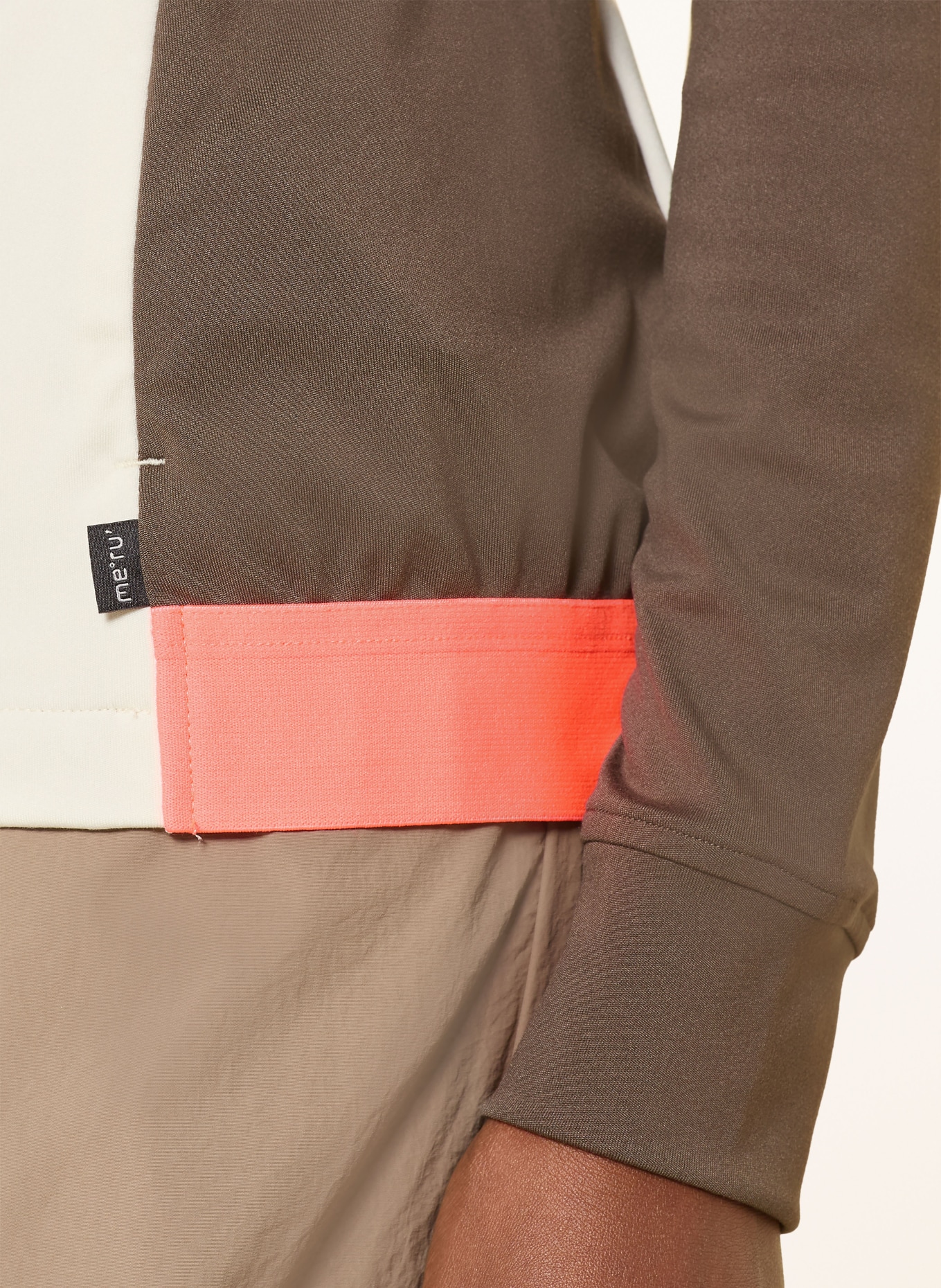 me°ru' MONTIJO-tussenlaagjas: CRÈME / KAKI