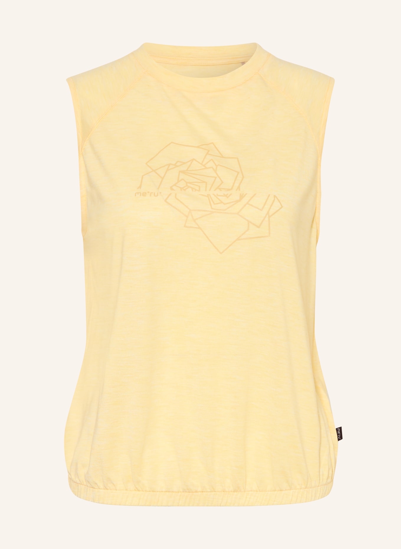 me°ru' Tanktop CAMACHA: HELLGELB