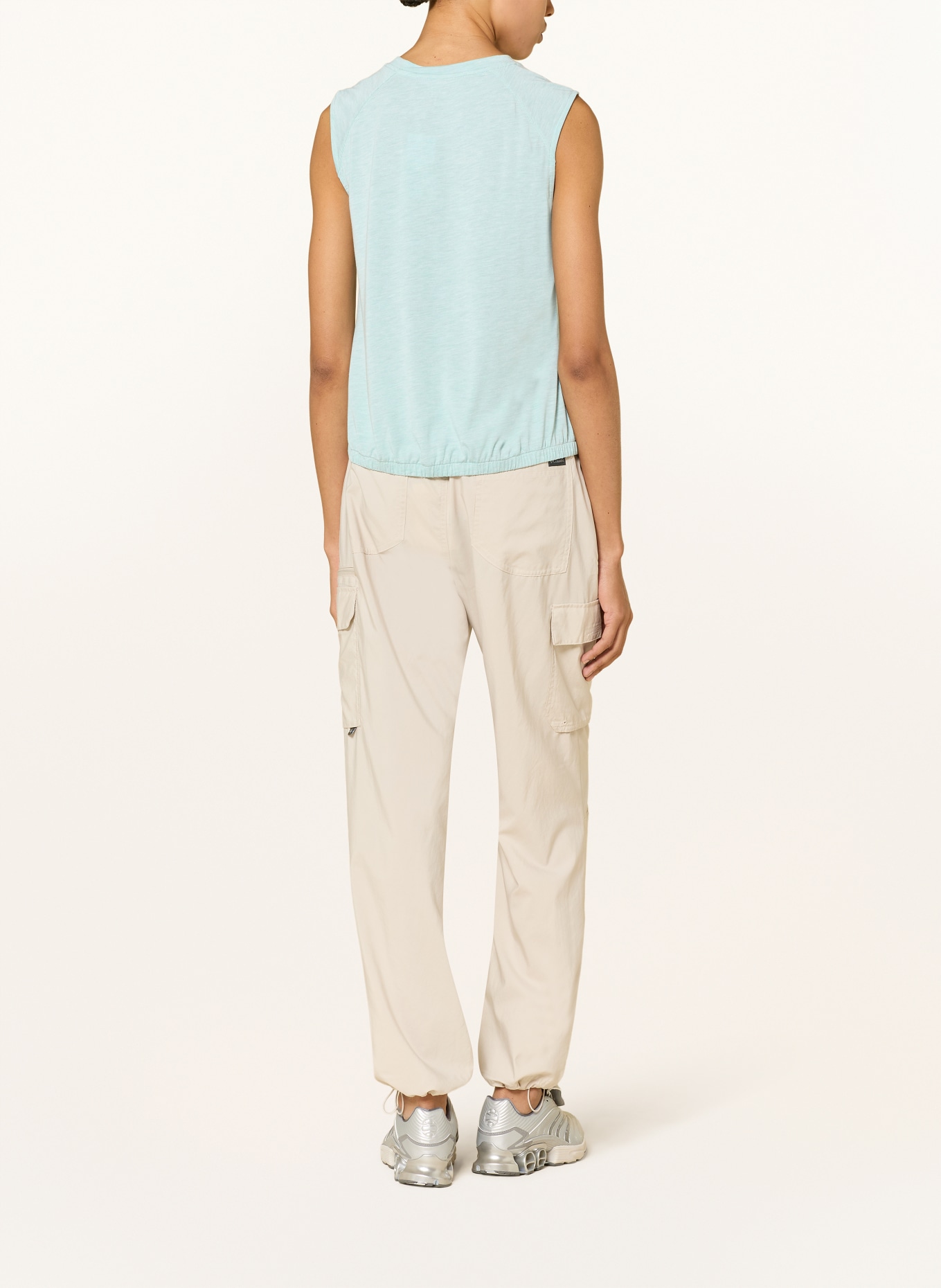 me°ru' Tanktop CAMACHA: LICHTBLAUW