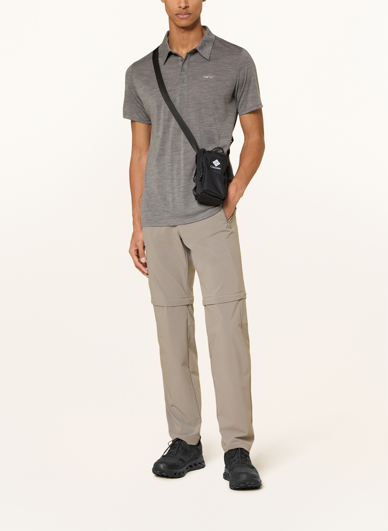 me°ru' MONFORTE-polo met merinowol: GRIJS