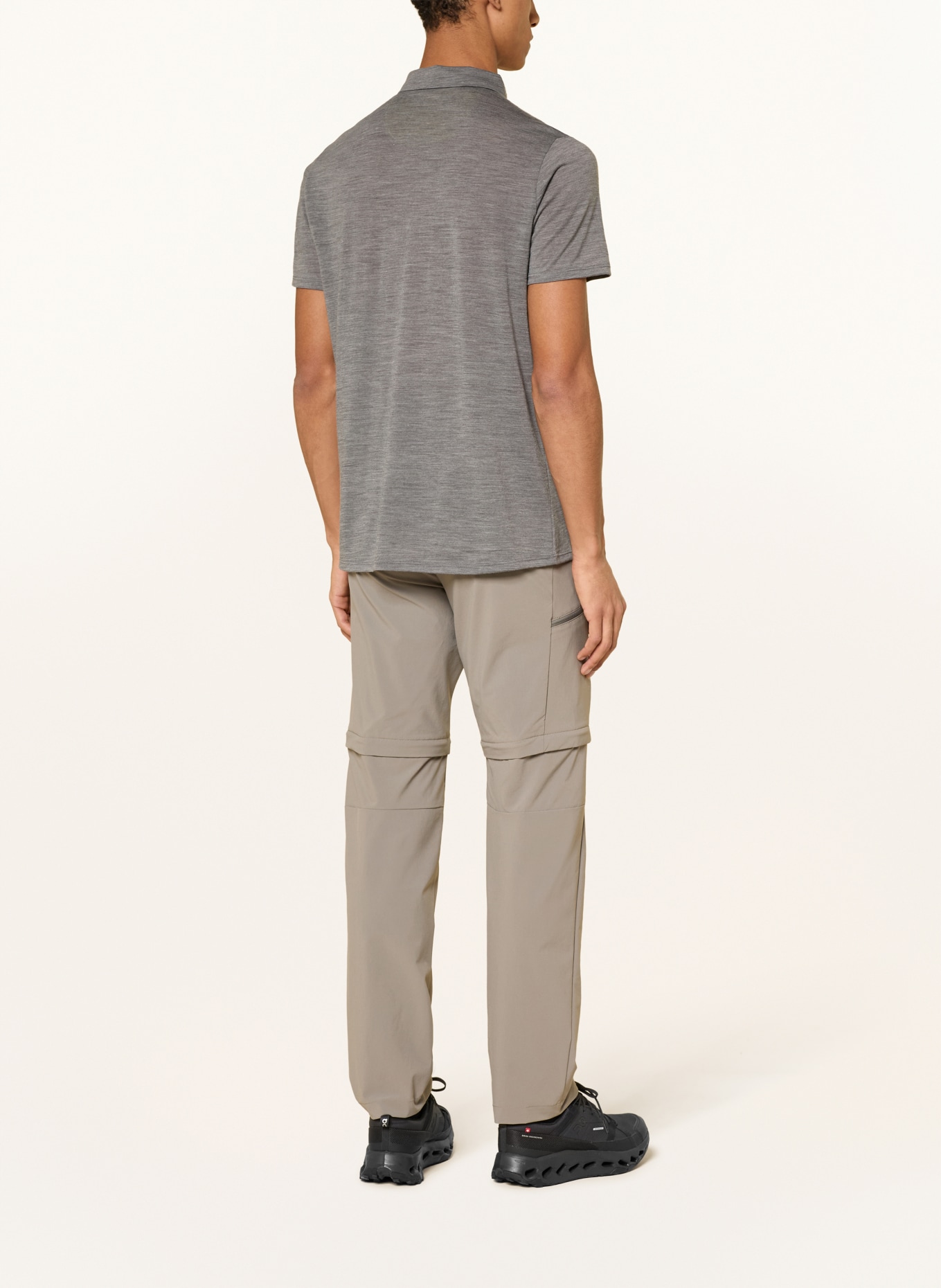 me°ru' MONFORTE-polo met merinowol: GRIJS