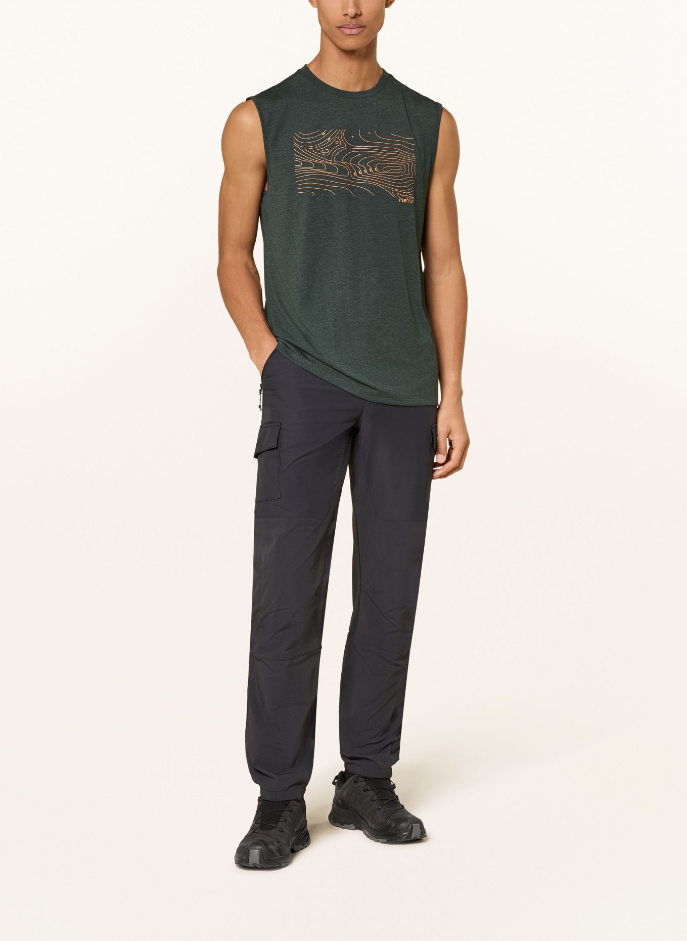 me°ru' Tanktop MORA: DUNKELGRAU