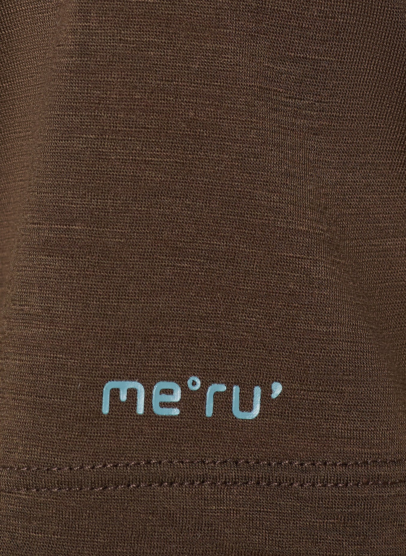 me°ru' T-shirt MURTOSA met merinowol: BRUIN