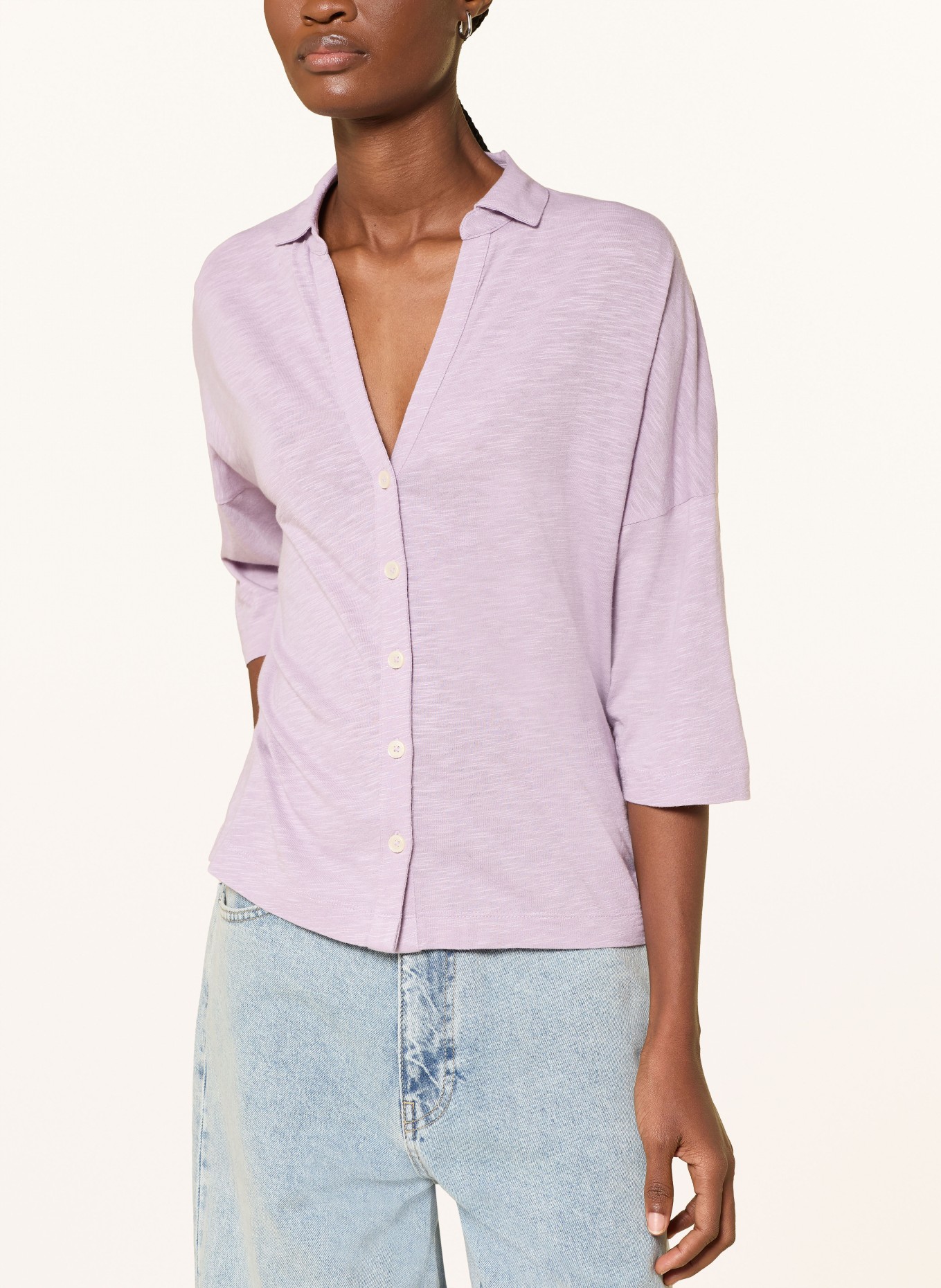 Marc O'Polo Jerseybluse mit 3/4-Arm: ROSÉ