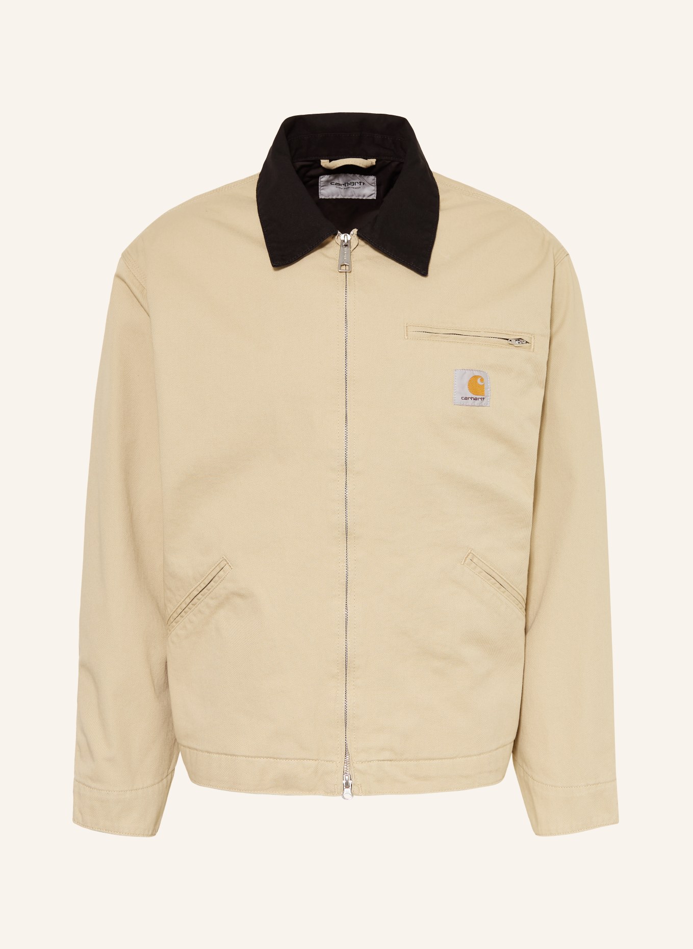 carhartt WIP OG DETROIT jacket: BEIGE / BLACK