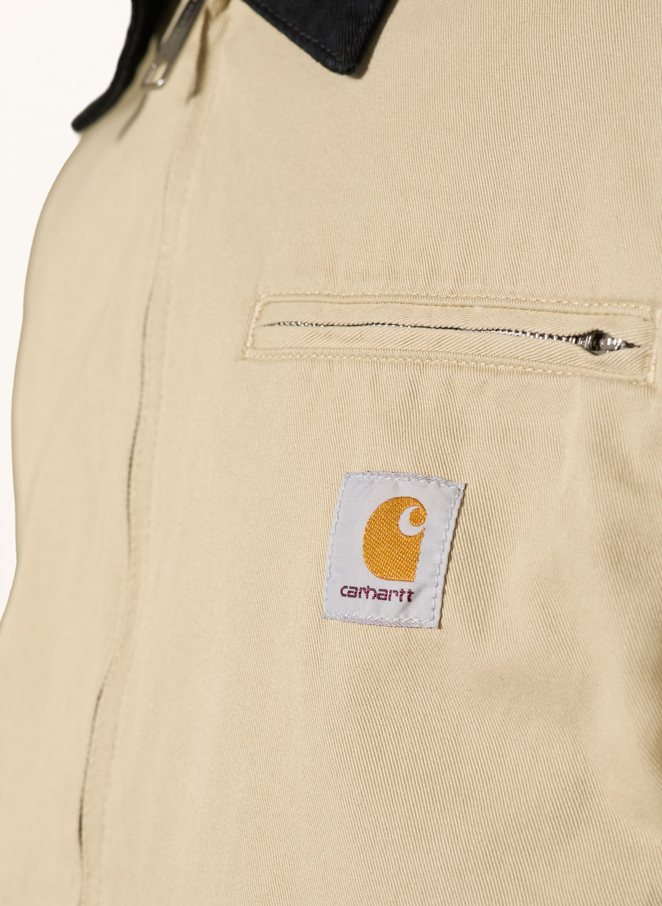 carhartt WIP OG DETROIT jacket: BEIGE / BLACK