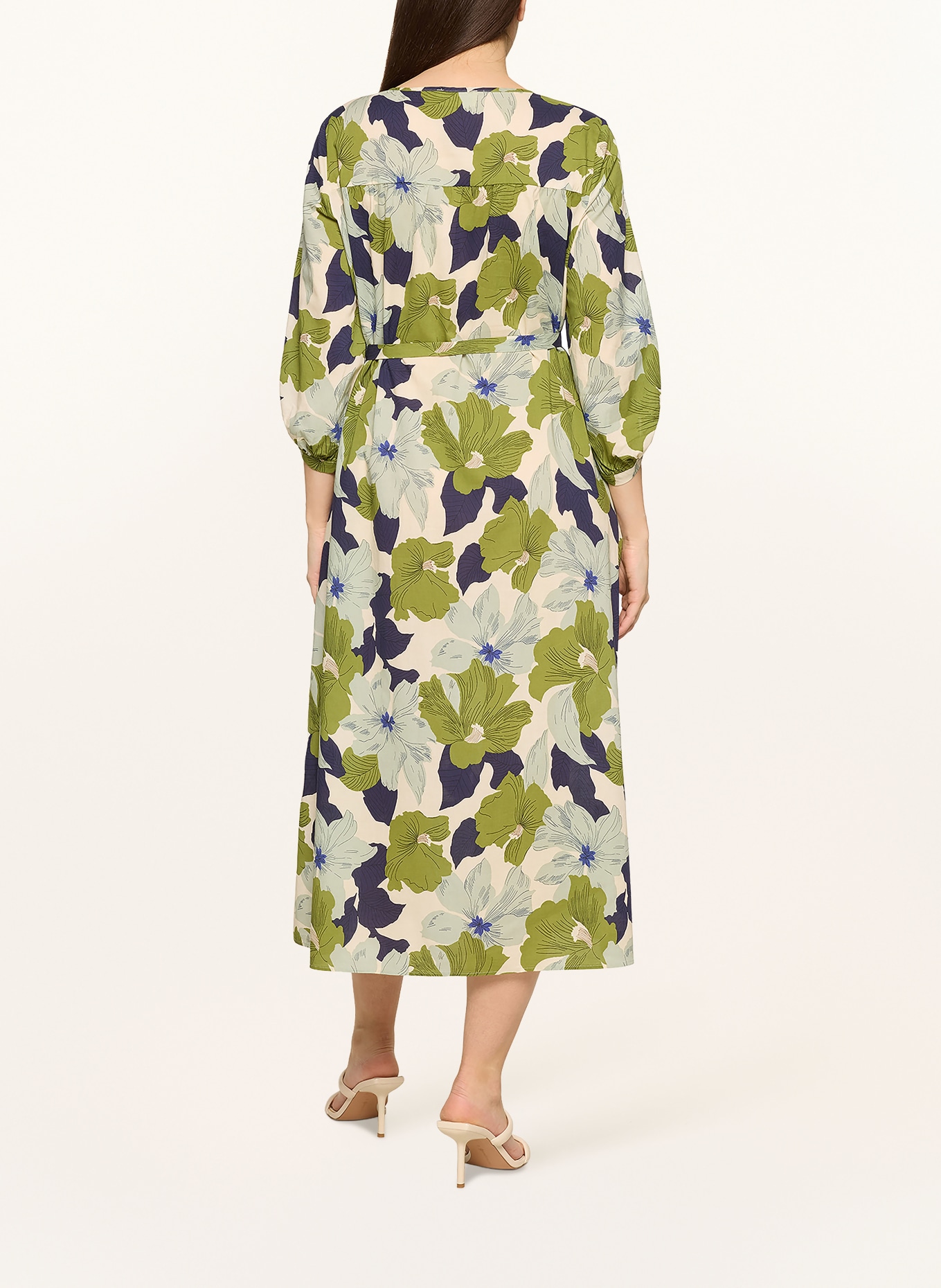 CARTOON Sukienka z rękawami 3/4: ZIELONY / ECRU / GRANATOWY