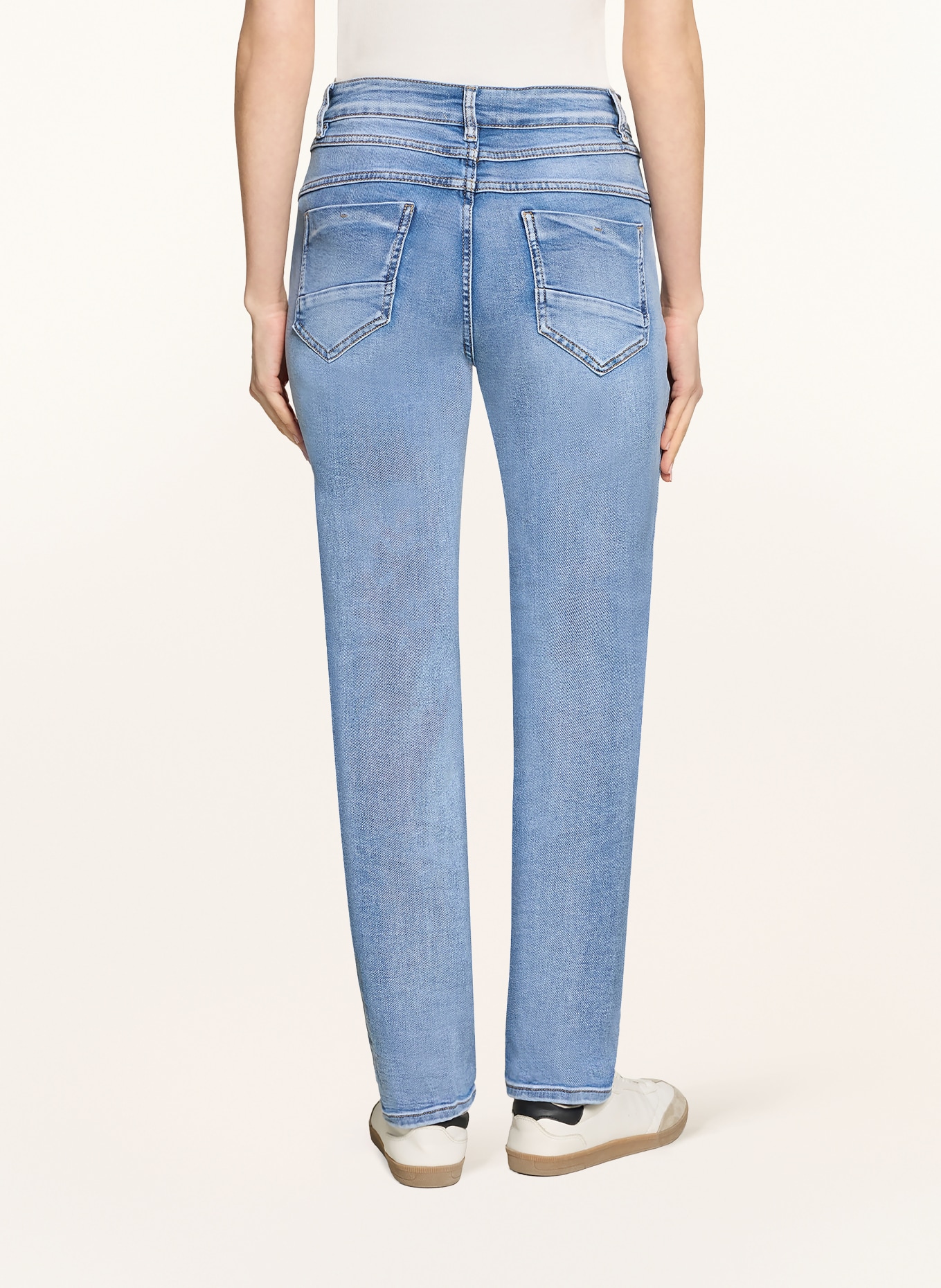 CARTOON Jeans met strass-steentjes: 8619 Middle Blue Denim