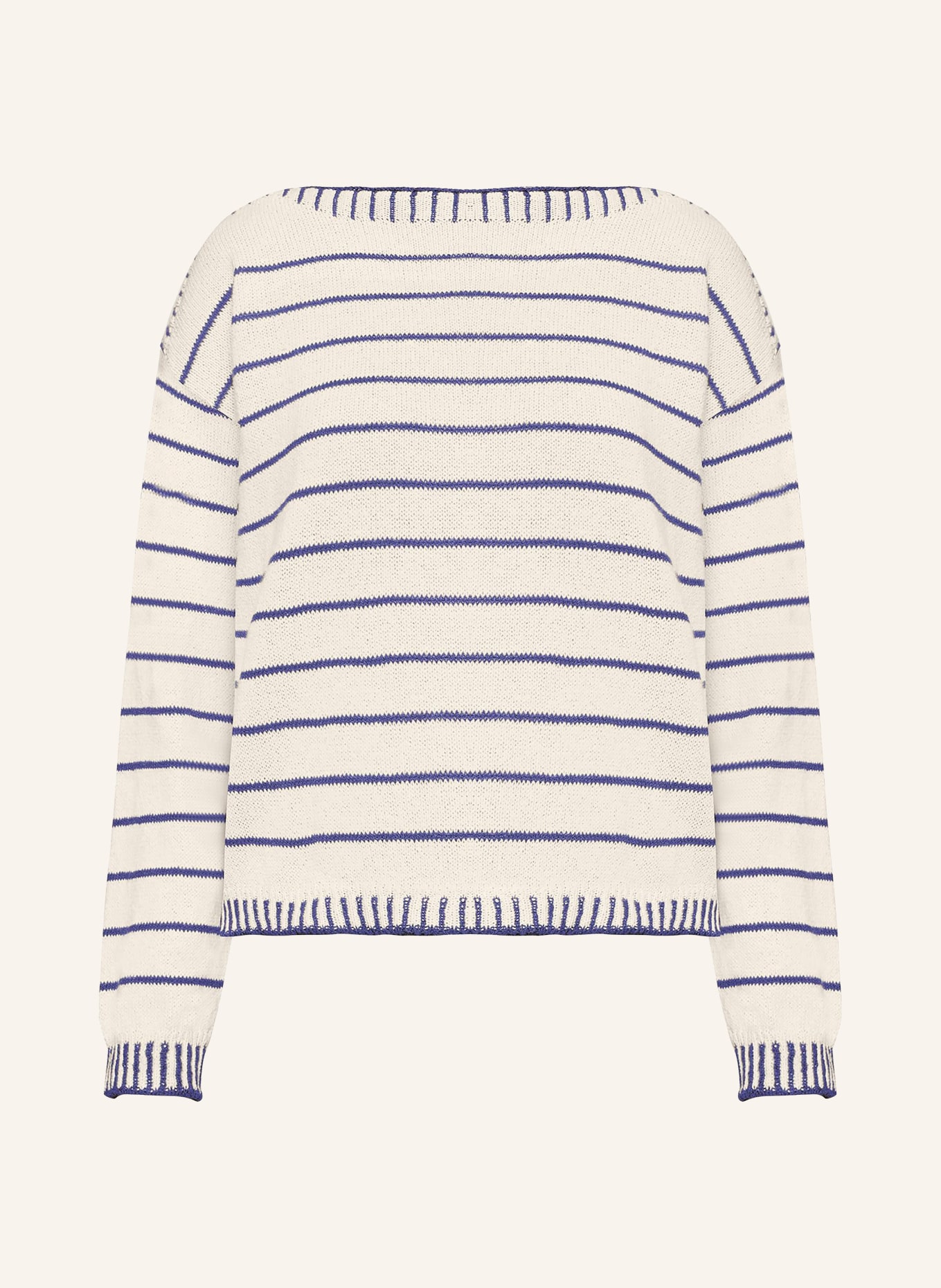 CARTOON Trui: CRÈME / DONKERBLAUW