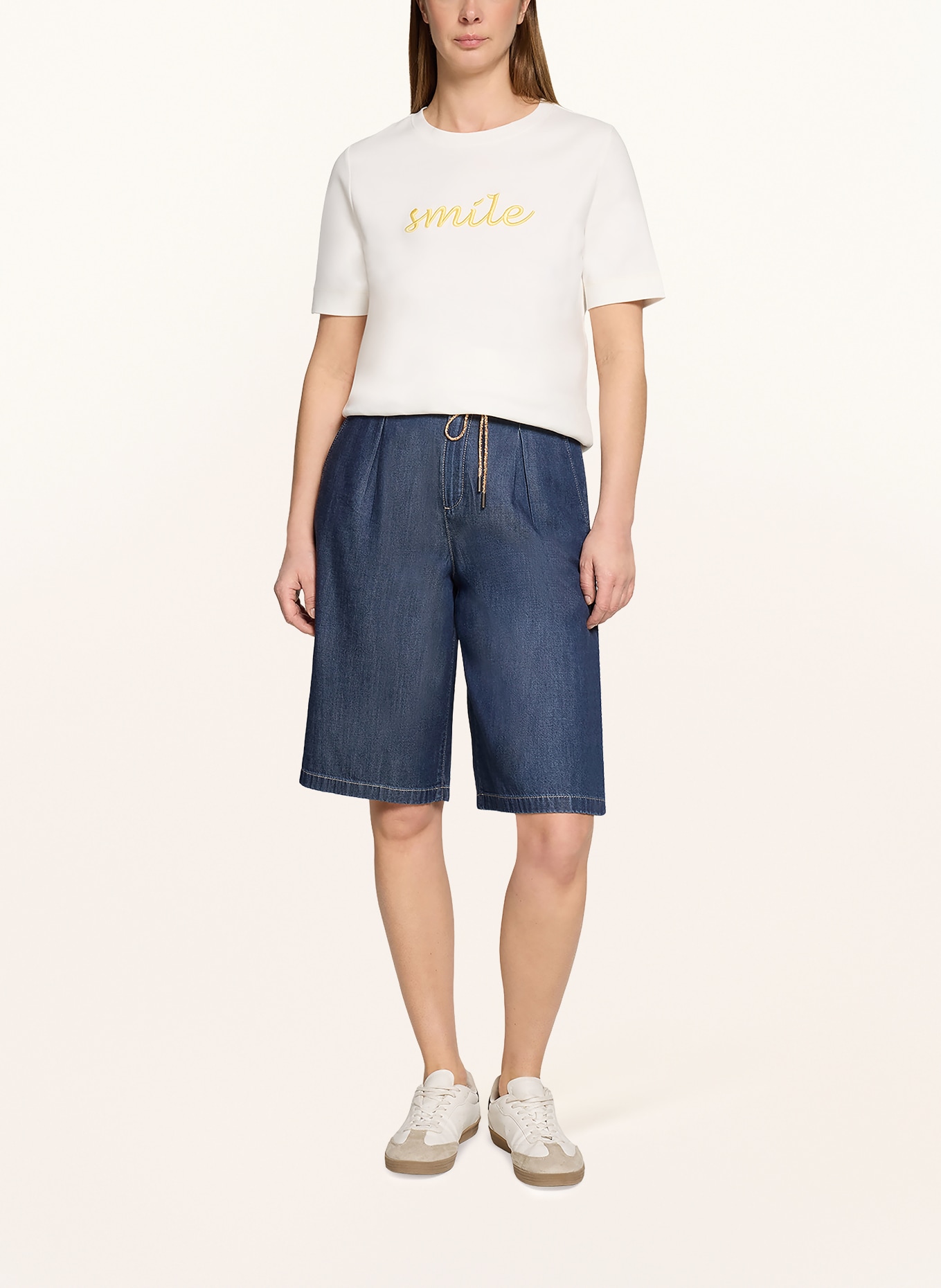 CARTOON Jeansbermuda's: 8619 Middle Blue Denim