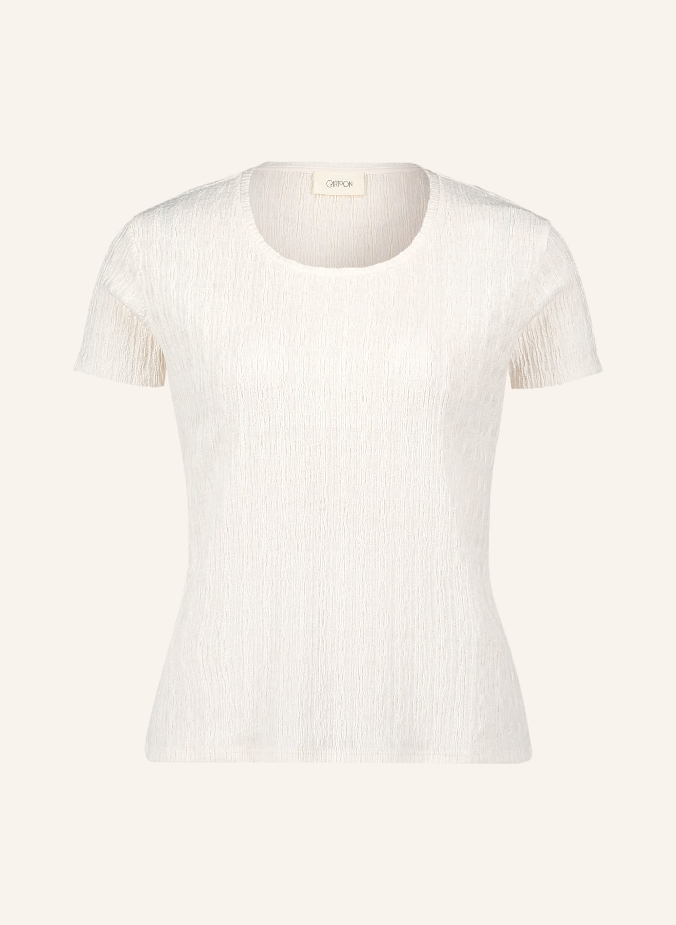 CARTOON T-shirt: ECRU