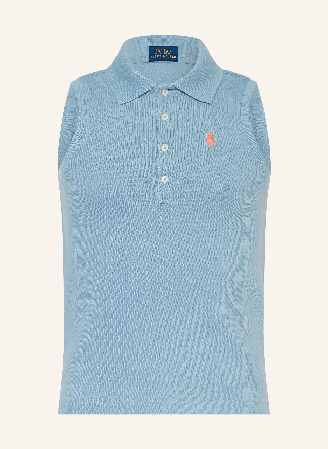 POLO RALPH LAUREN Polo piqué: BLEU CLAIR