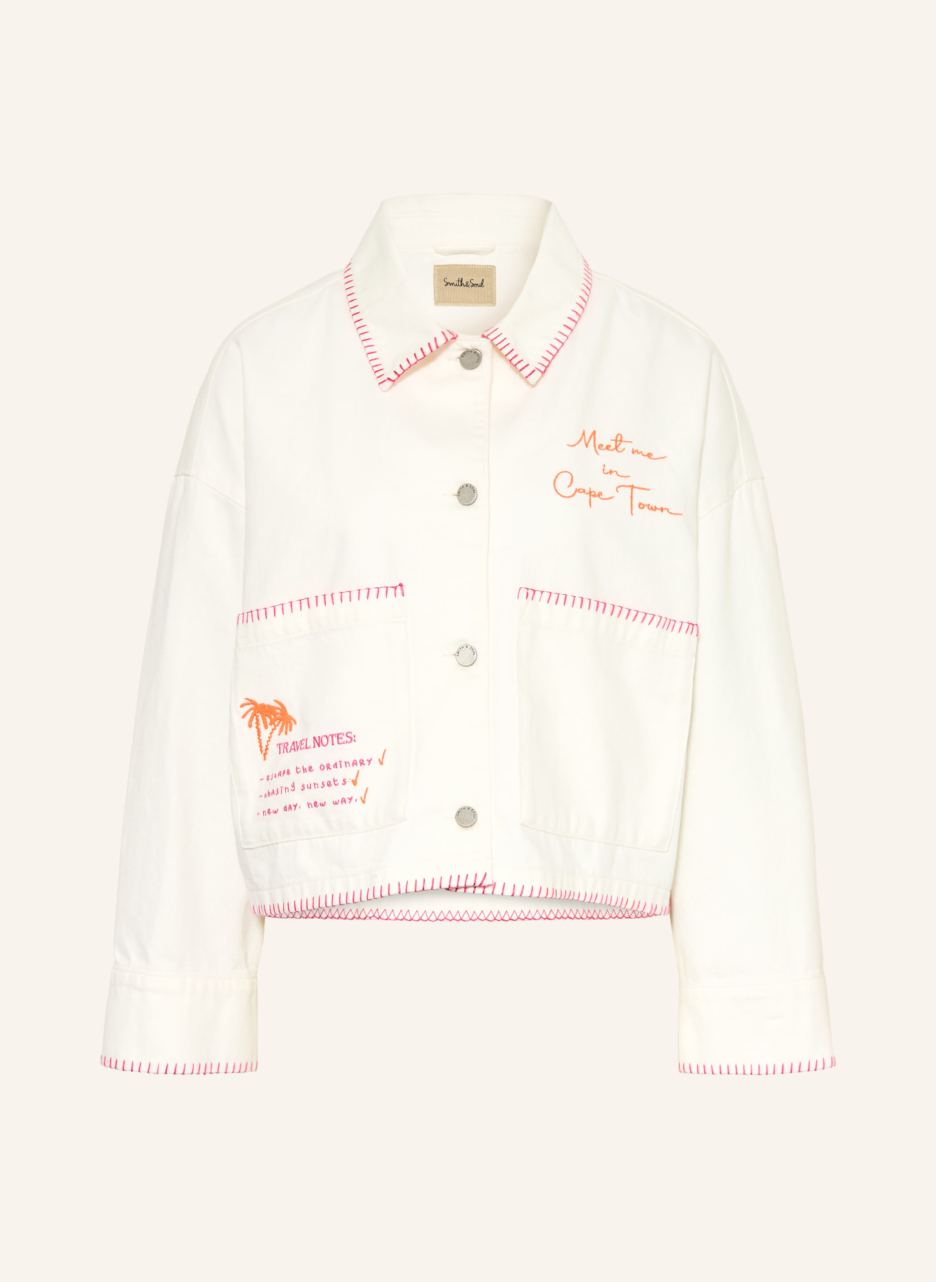 Smith & Soul Jeansjacke: 100 WHITE
