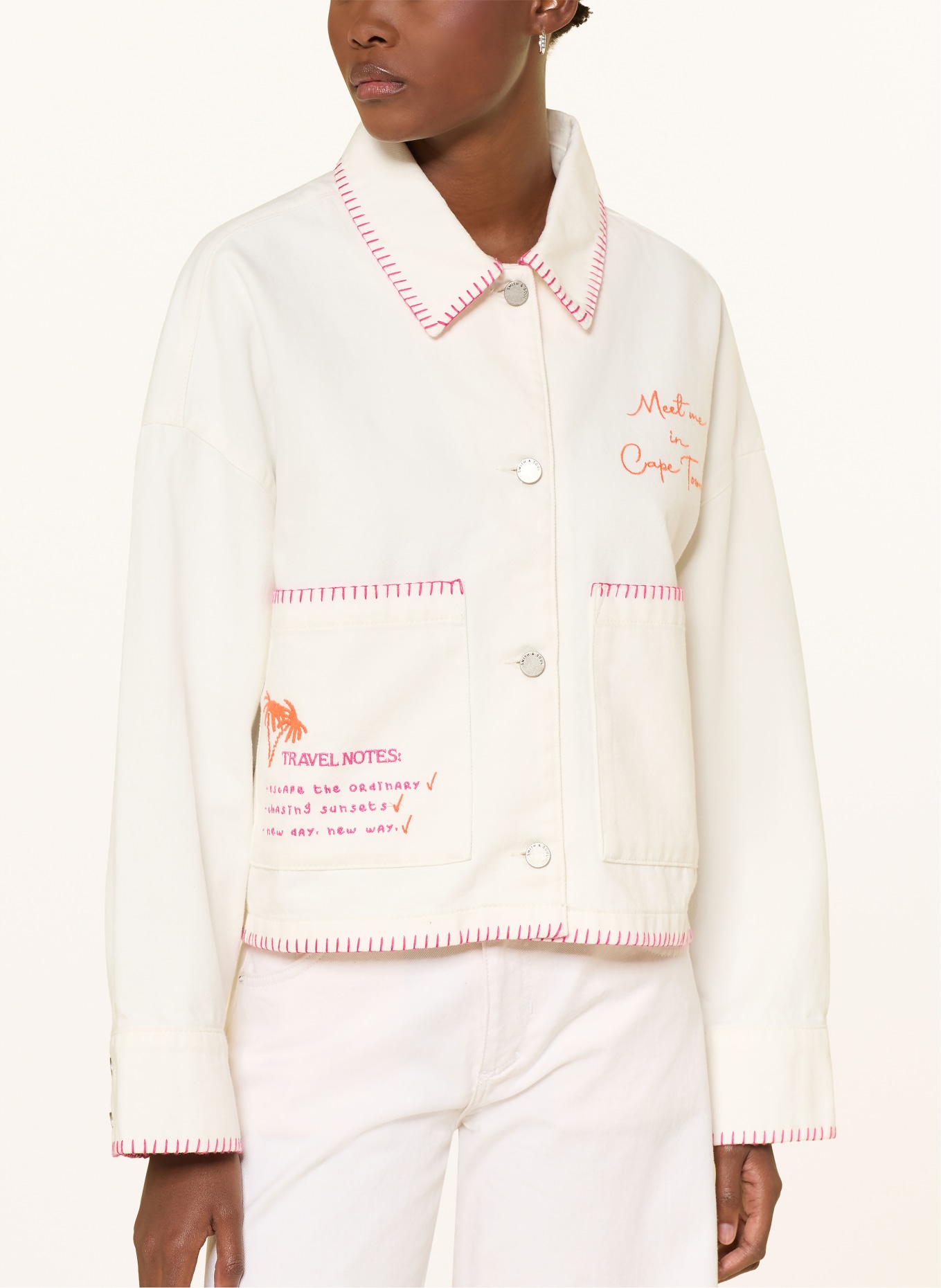 Smith & Soul Jeansjacke: 100 WHITE