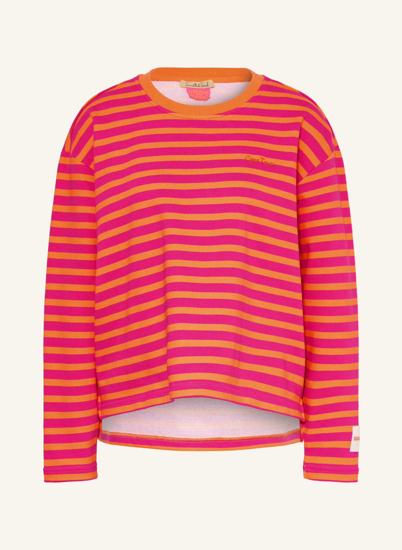 Smith & Soul sweatshirt: ORANGE / PINK
