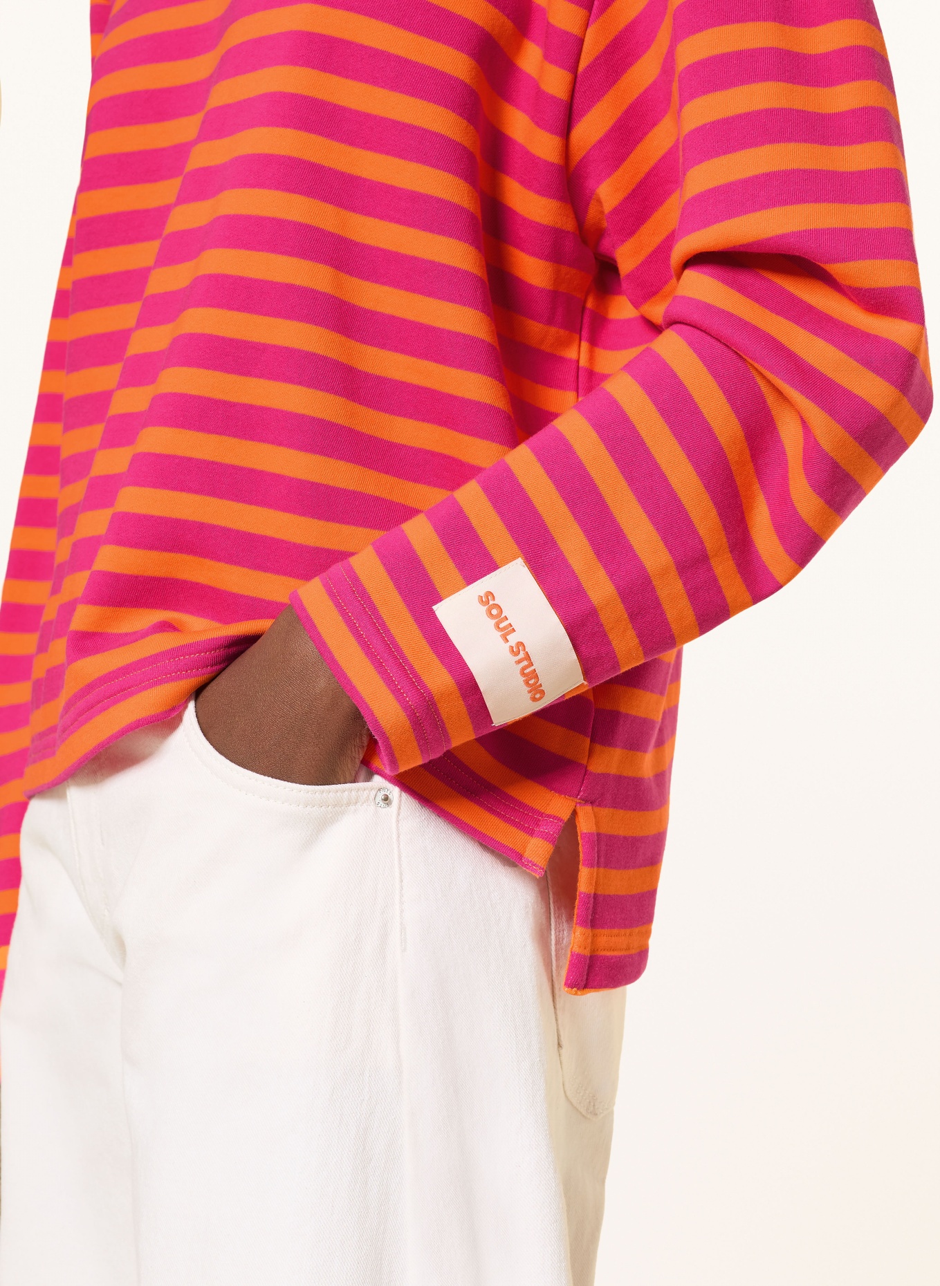 Smith & Soul sweatshirt: ORANGE / PINK