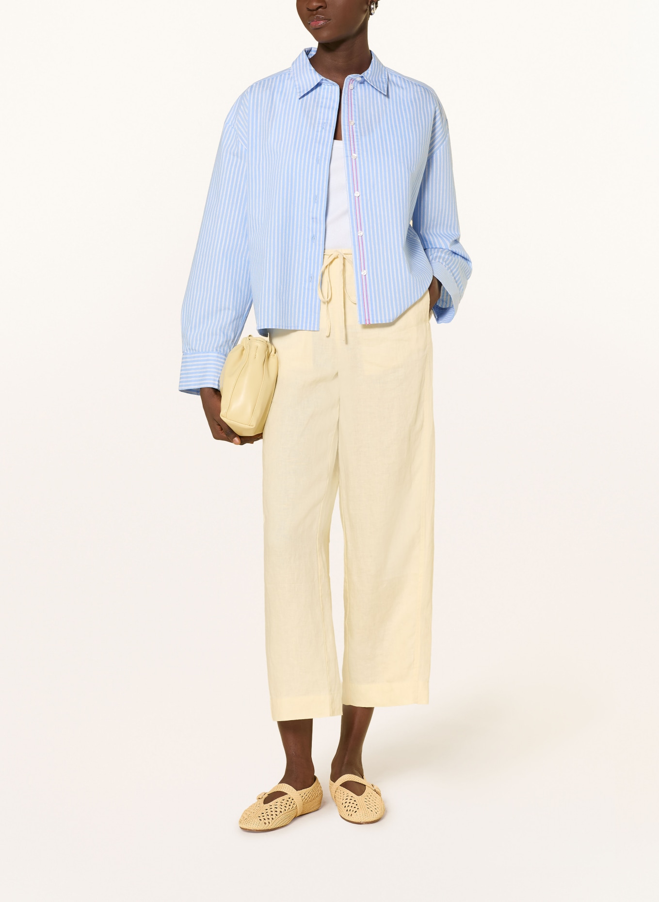 Smith & Soul Hemdbluse: HELLBLAU / WEISS / SCHWARZ