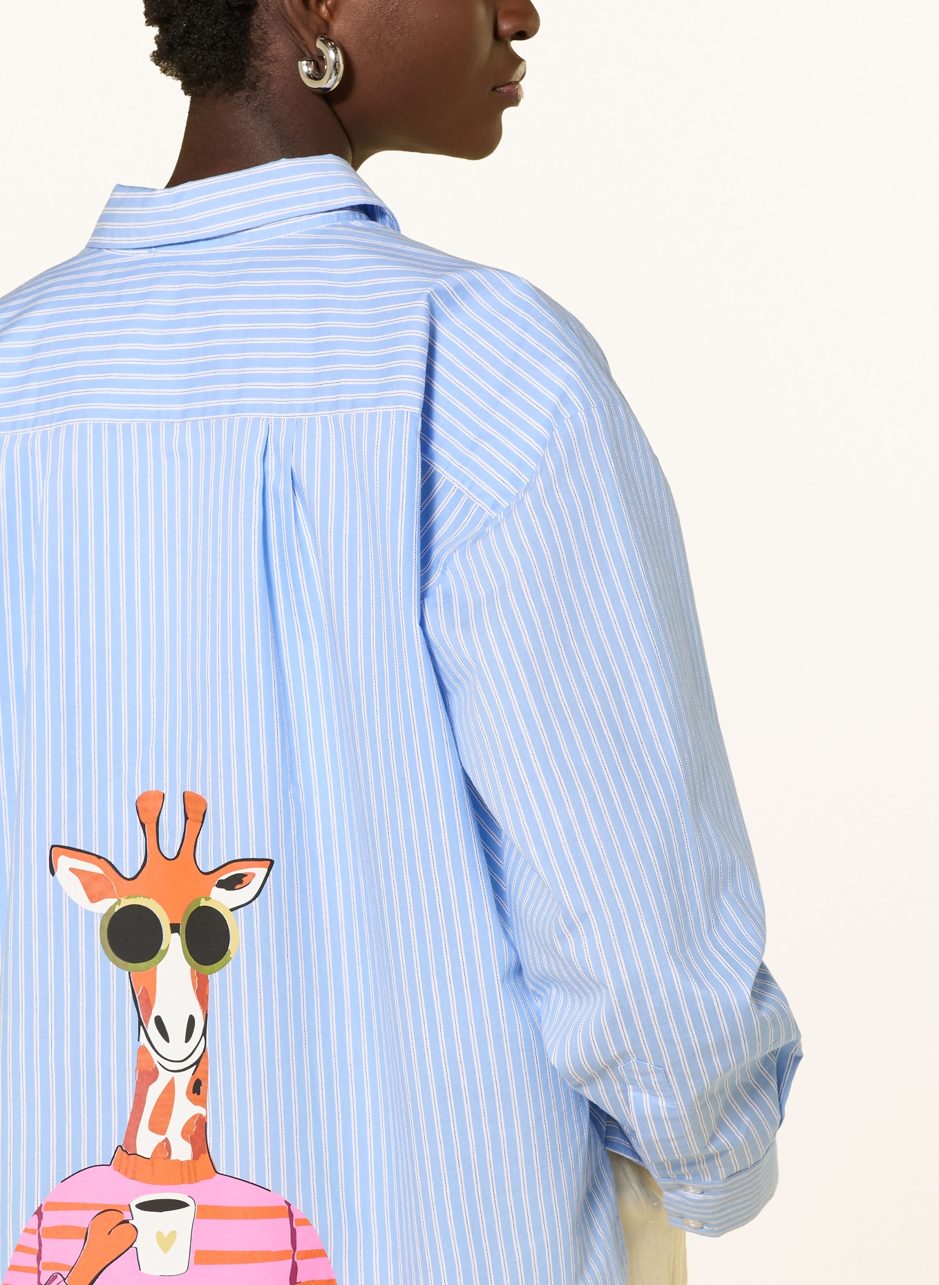 Smith & Soul Hemdbluse: HELLBLAU / WEISS / SCHWARZ