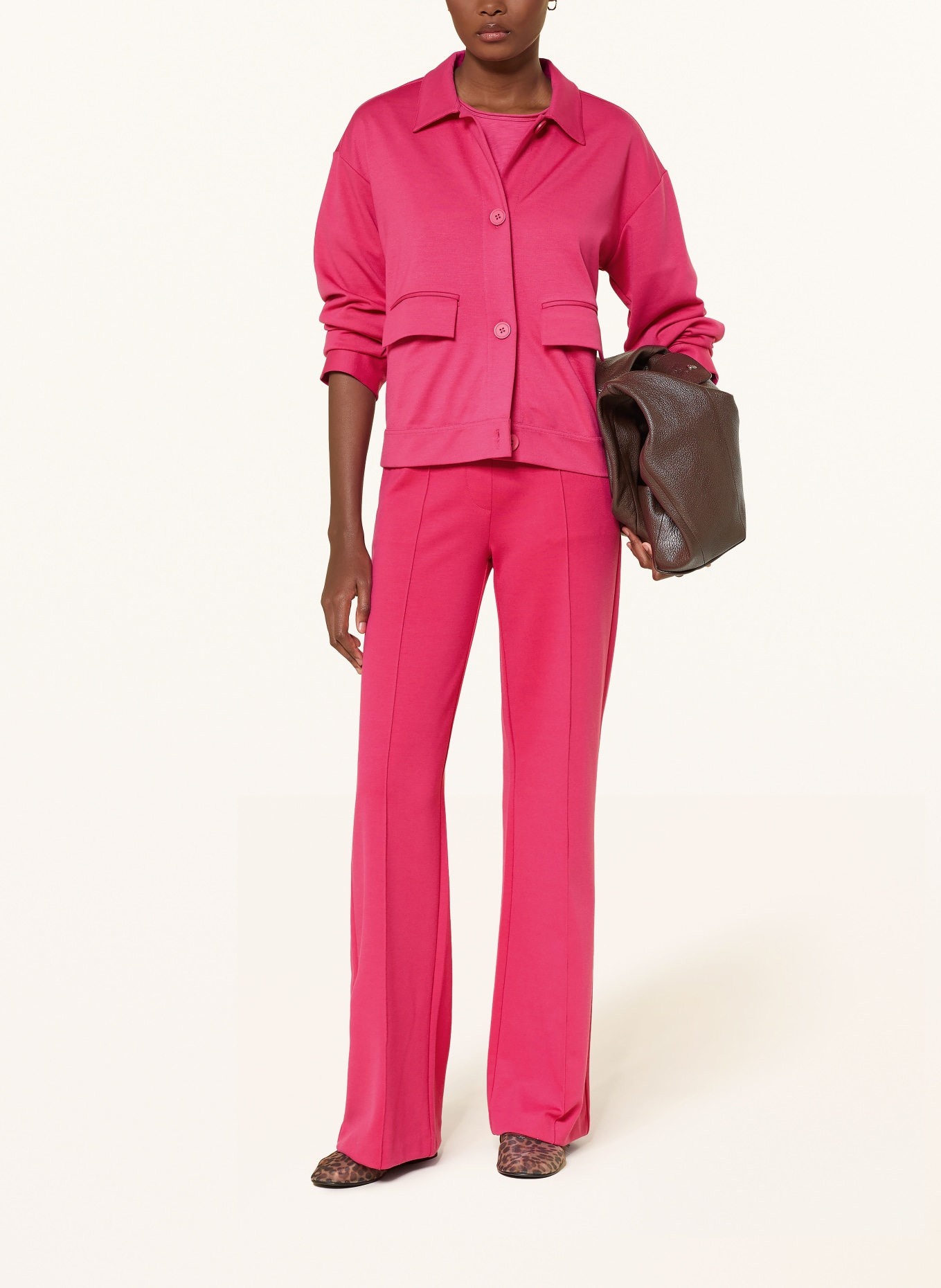 Smith & Soul Marlenehose: FUCHSIA