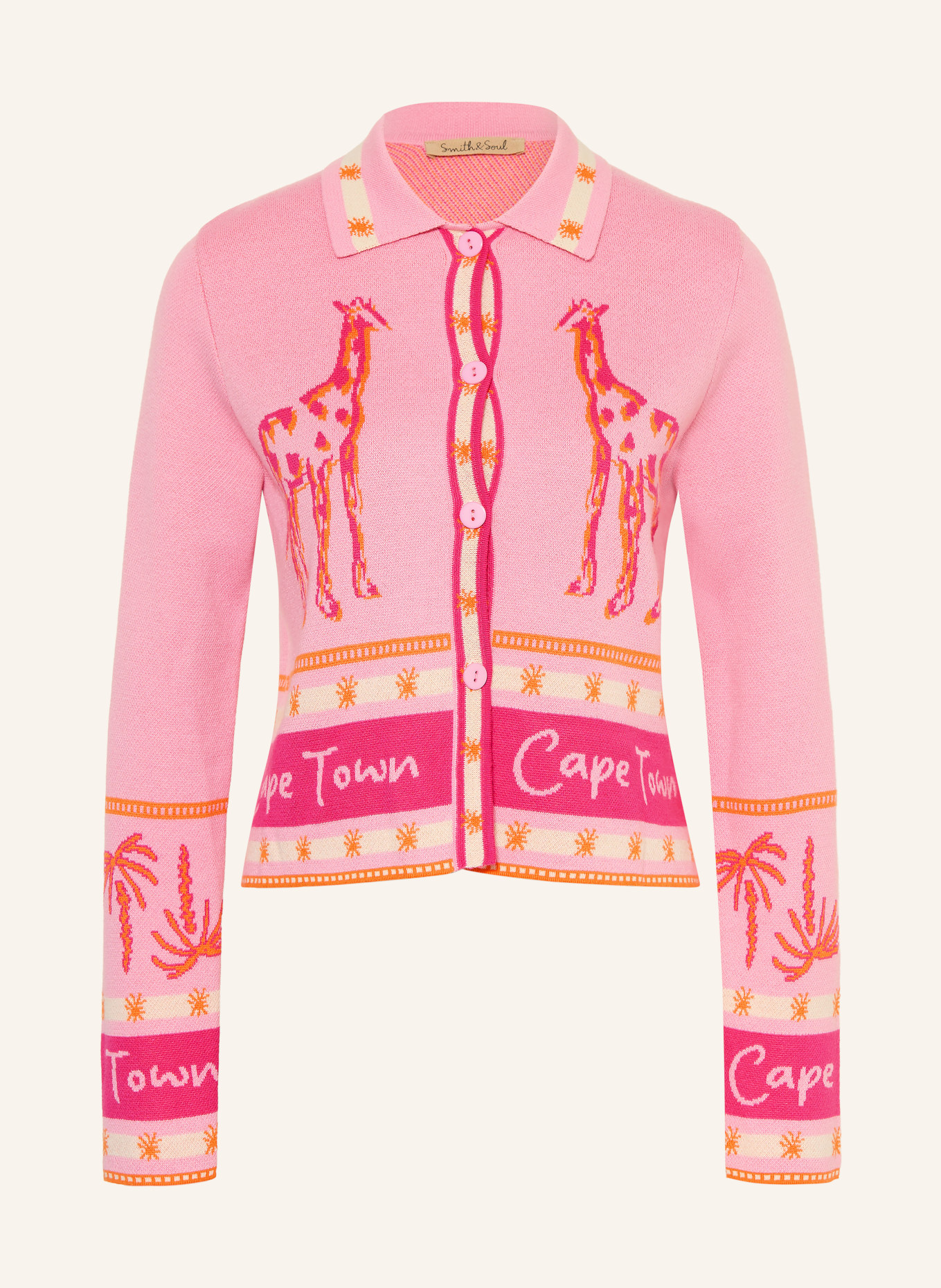 Smith & Soul Strickjacke: ROSA / PINK / ORANGE
