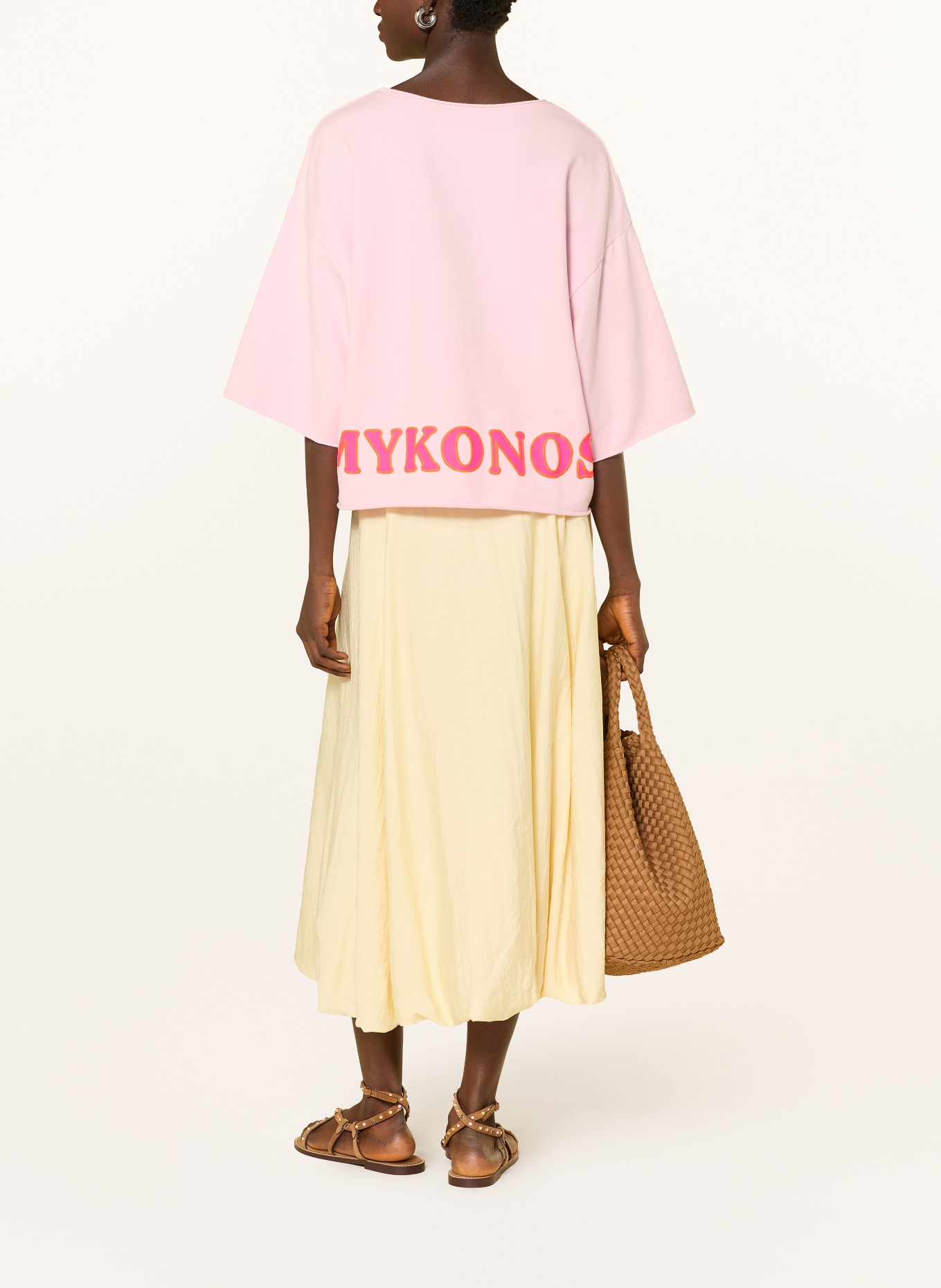 Smith & Soul Sweatshirt mit 3/4-Arm: HELLROSA / PINK