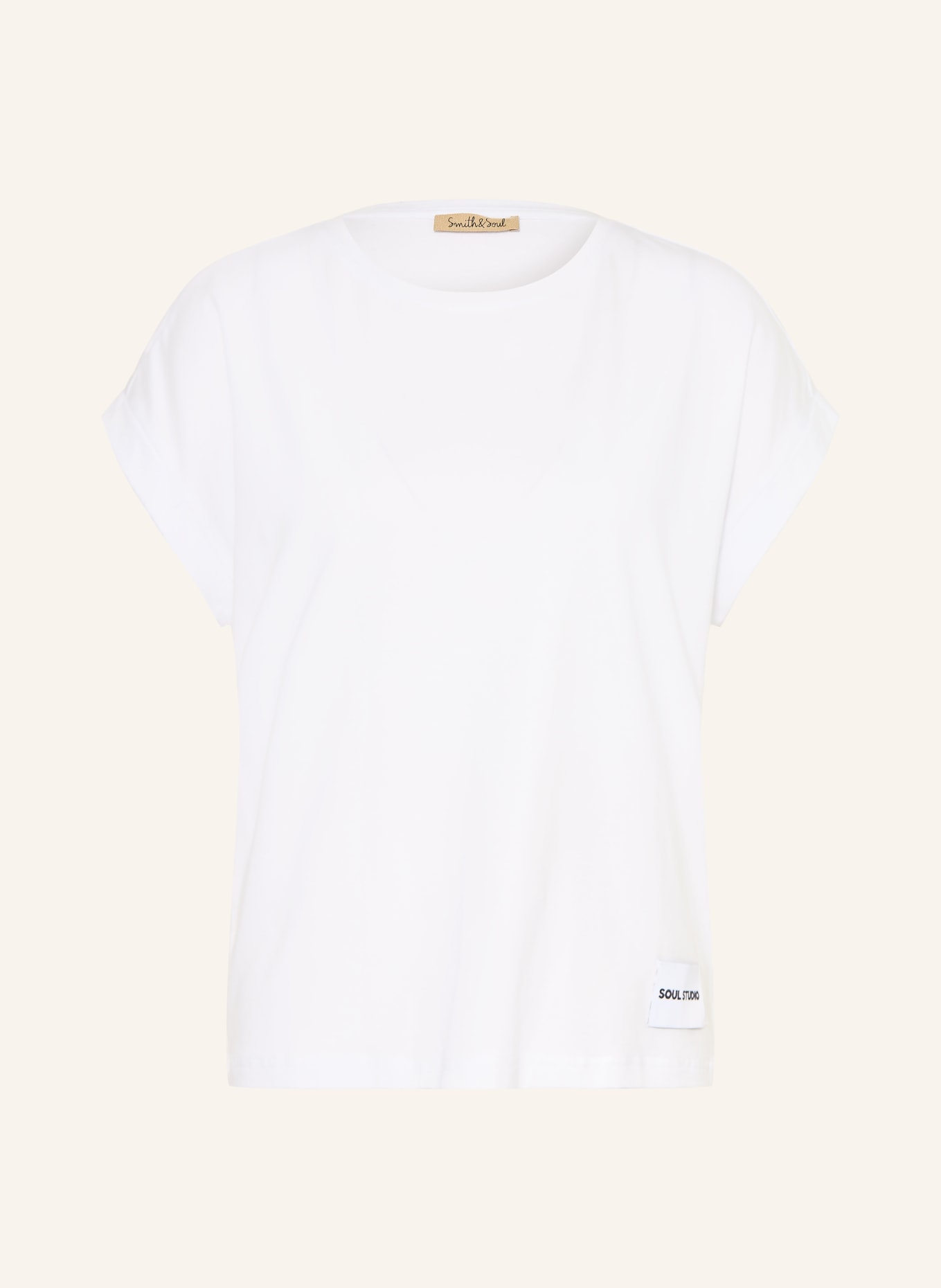 Smith & Soul Oversized-Shirt: WEISS