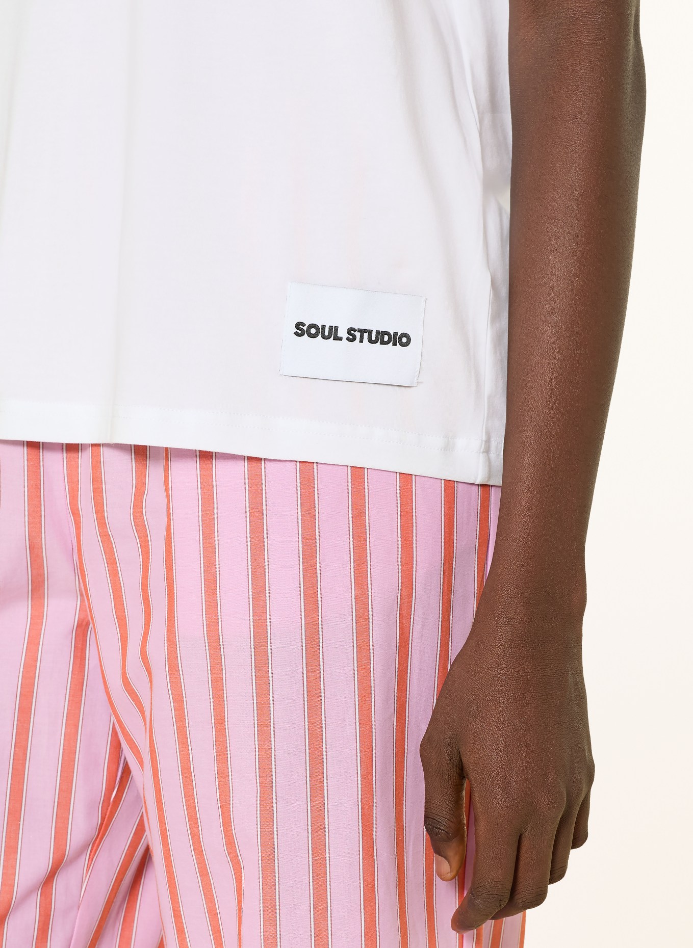 Smith & Soul Oversized-Shirt: WEISS