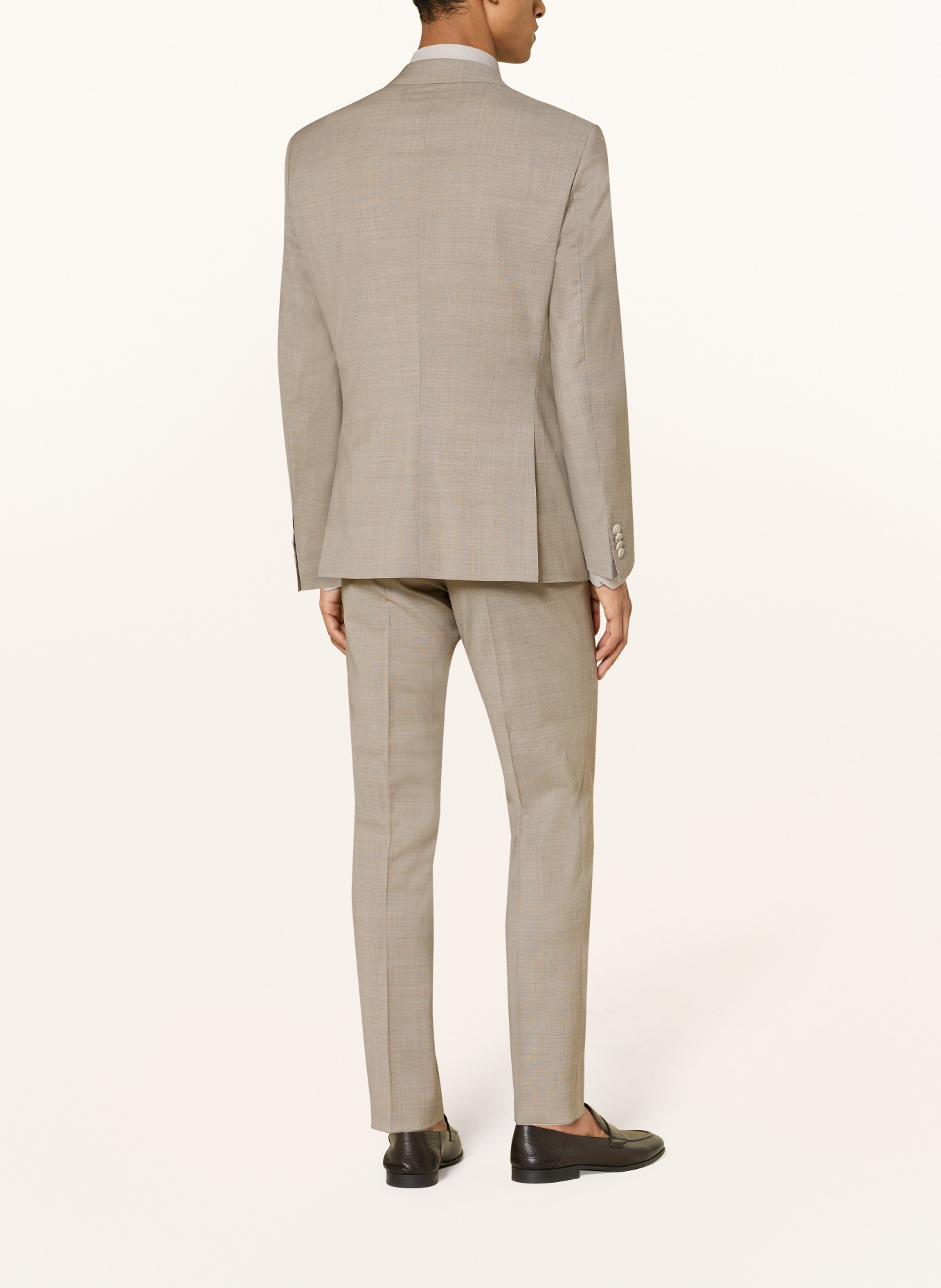 BOSS SUIT HUGE Slim Fit: BEIGE