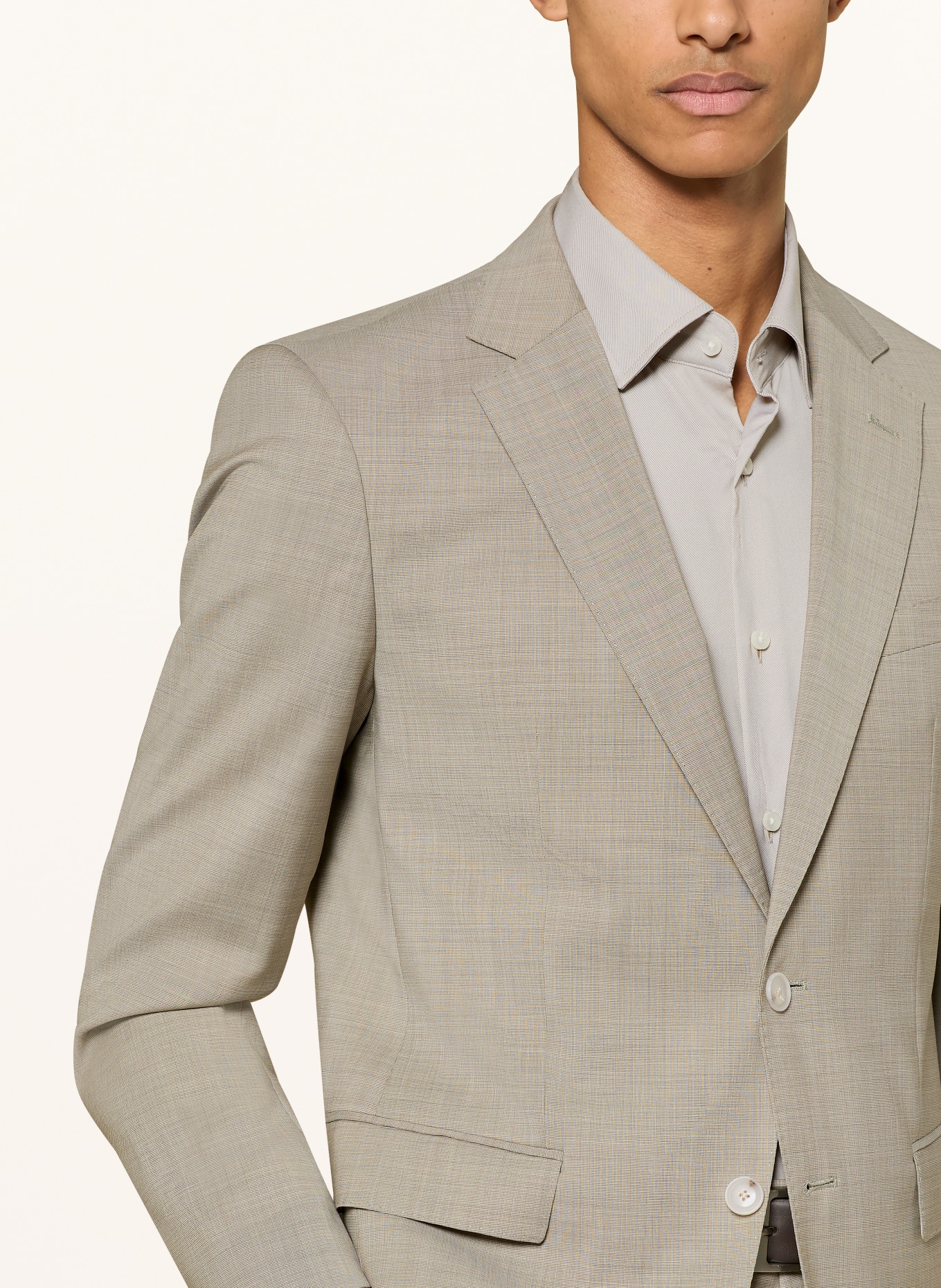 BOSS SUIT HUGE Slim Fit: BEIGE