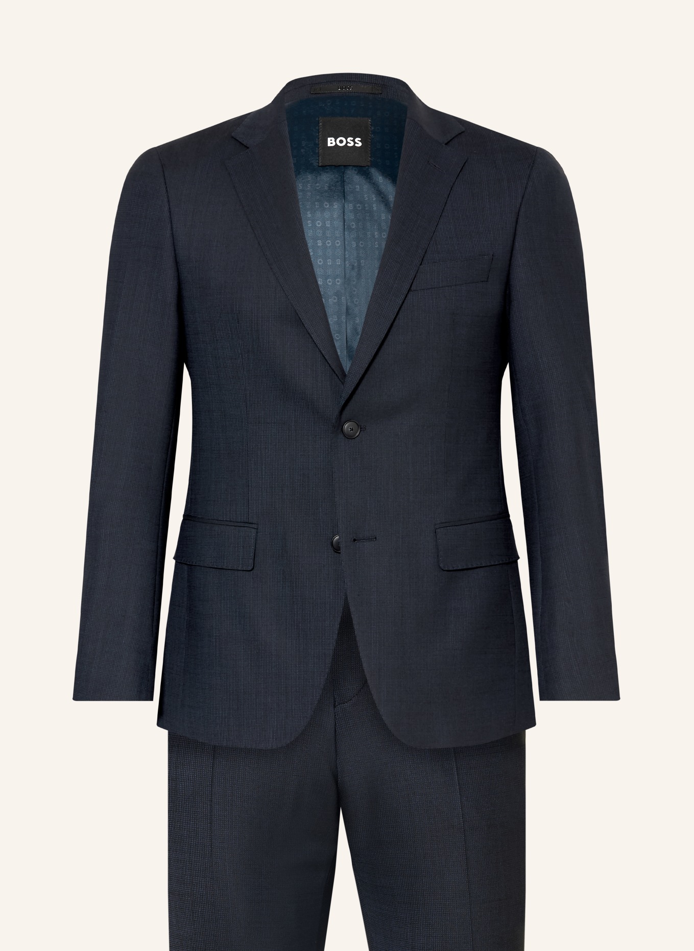 BOSS Anzug HUGE Slim Fit: DUNKELBLAU