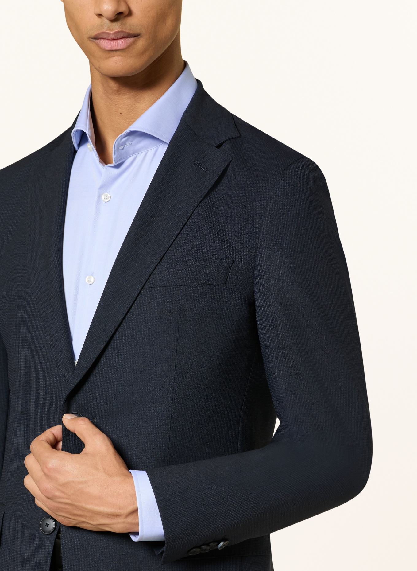 BOSS Anzug HUGE Slim Fit: DUNKELBLAU