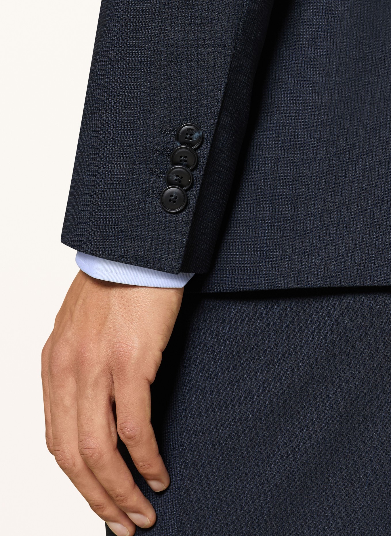 BOSS Anzug HUGE Slim Fit: DUNKELBLAU