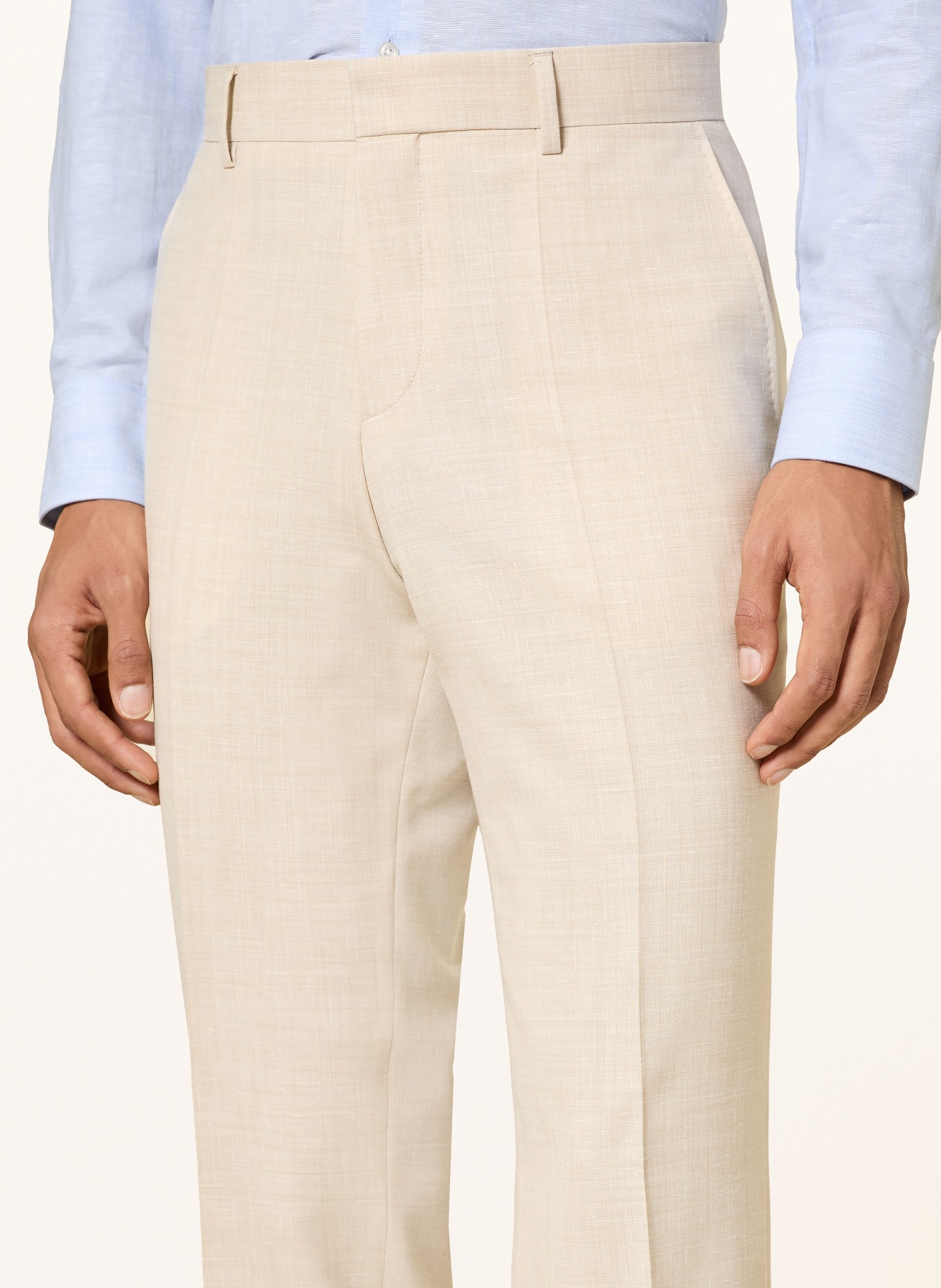 BOSS Anzughose LENON Regular Fit: 286 OPEN BEIGE