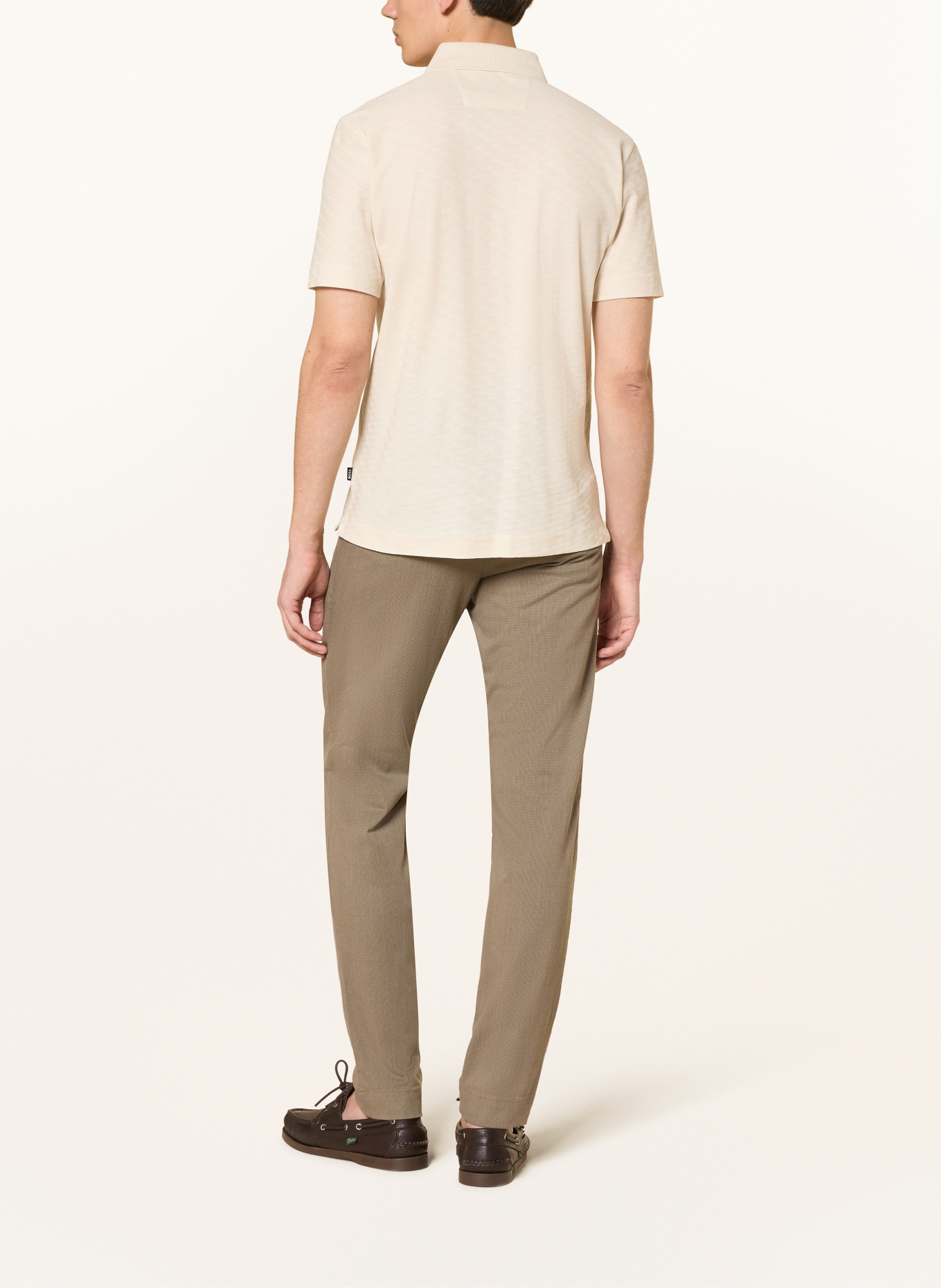 BOSS Dzianinowa koszulka polo PACK: BEŻOWY